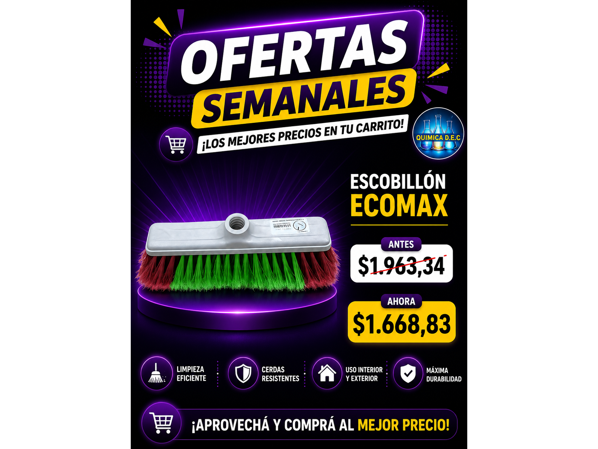 Escobillón ECOMAX