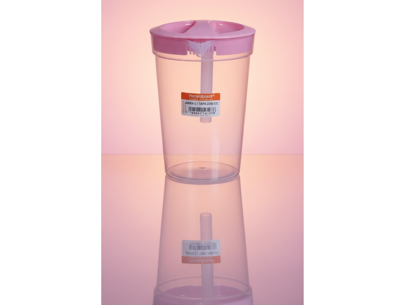 JARRA PLASTICA CON TAPA 2.250CC (HERALDPLAST)