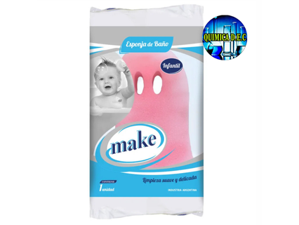 ESPONJA DE BAÑO INFANTIL MAKE