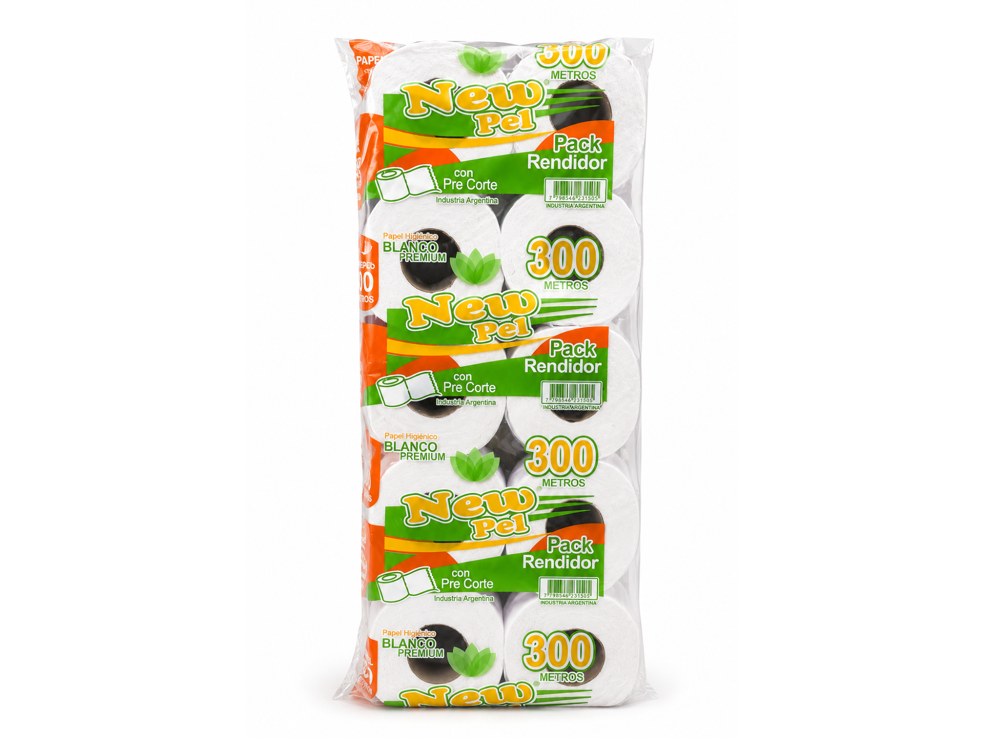 PAPEL HIGIENICO NEW PEL PACK RENDIDOR (CODIGO 130 ) 10U X 30MTS
