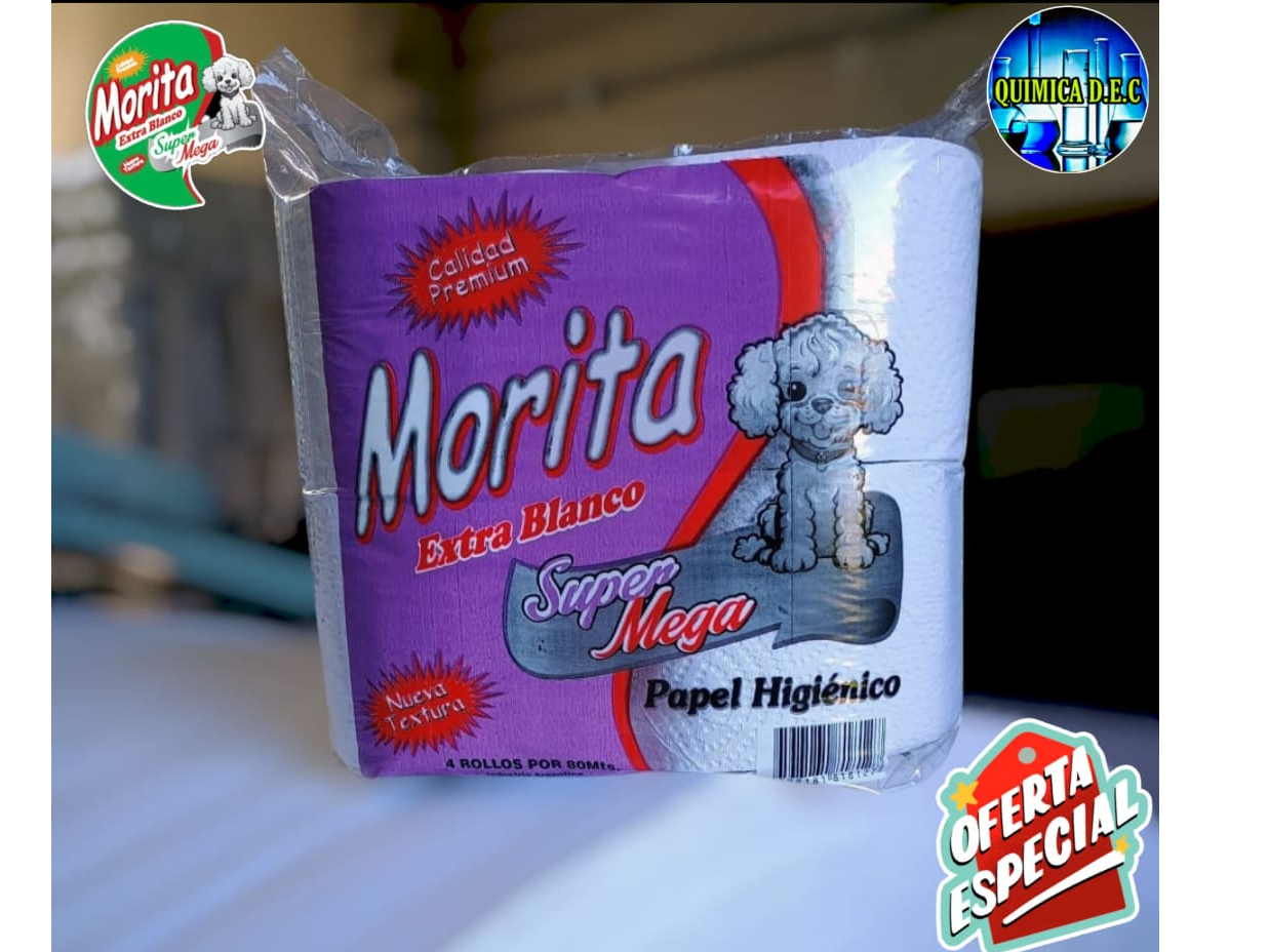 (DESDE 1 UNIDAD) PAPEL (MORITA) 4U X 80MT (VIOLETA)