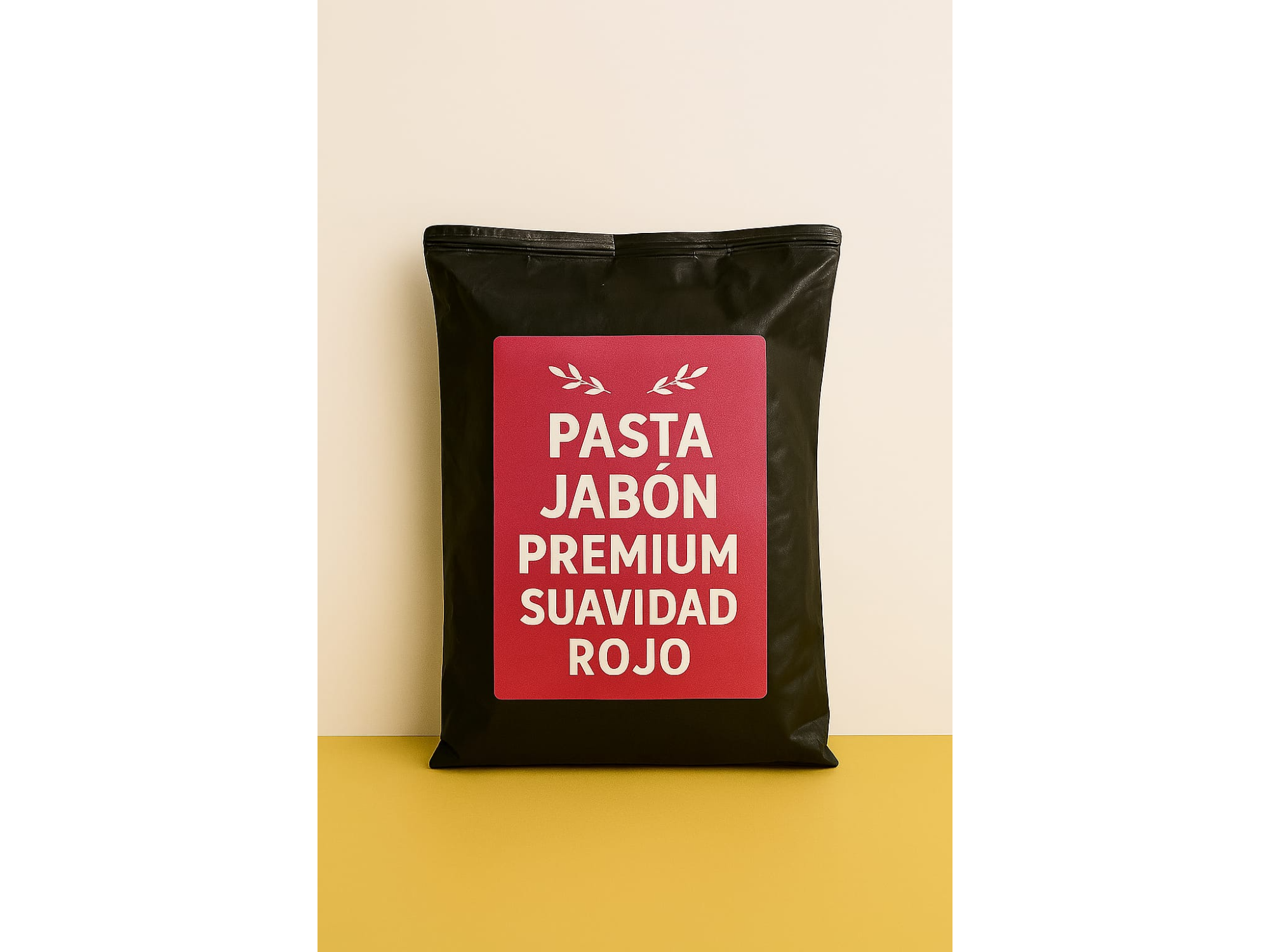 PASTA JABÓN PREMIUM SUAVIDAD ROJO