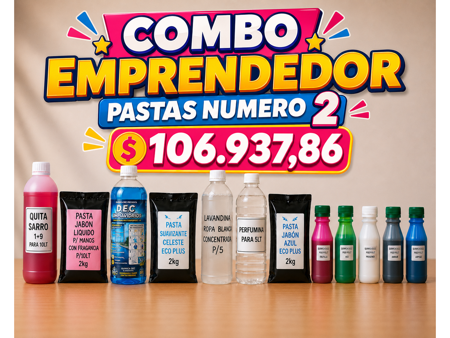 COMBO EMPRENDEDOR PASTAS N2