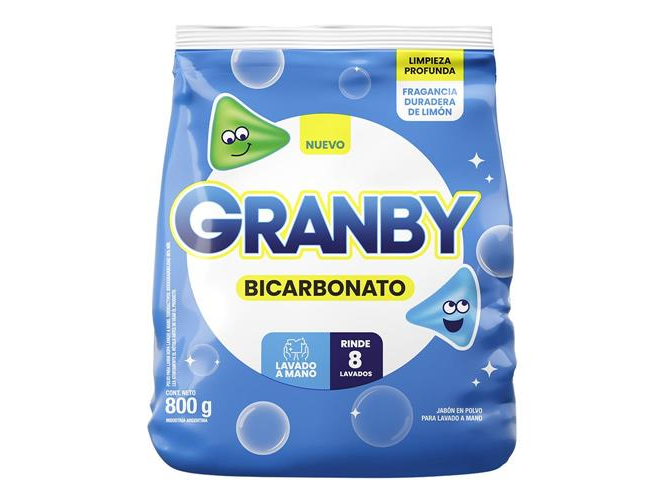 JABON POLVO GRANBY LIMON (LAVADO A MANO) 800G