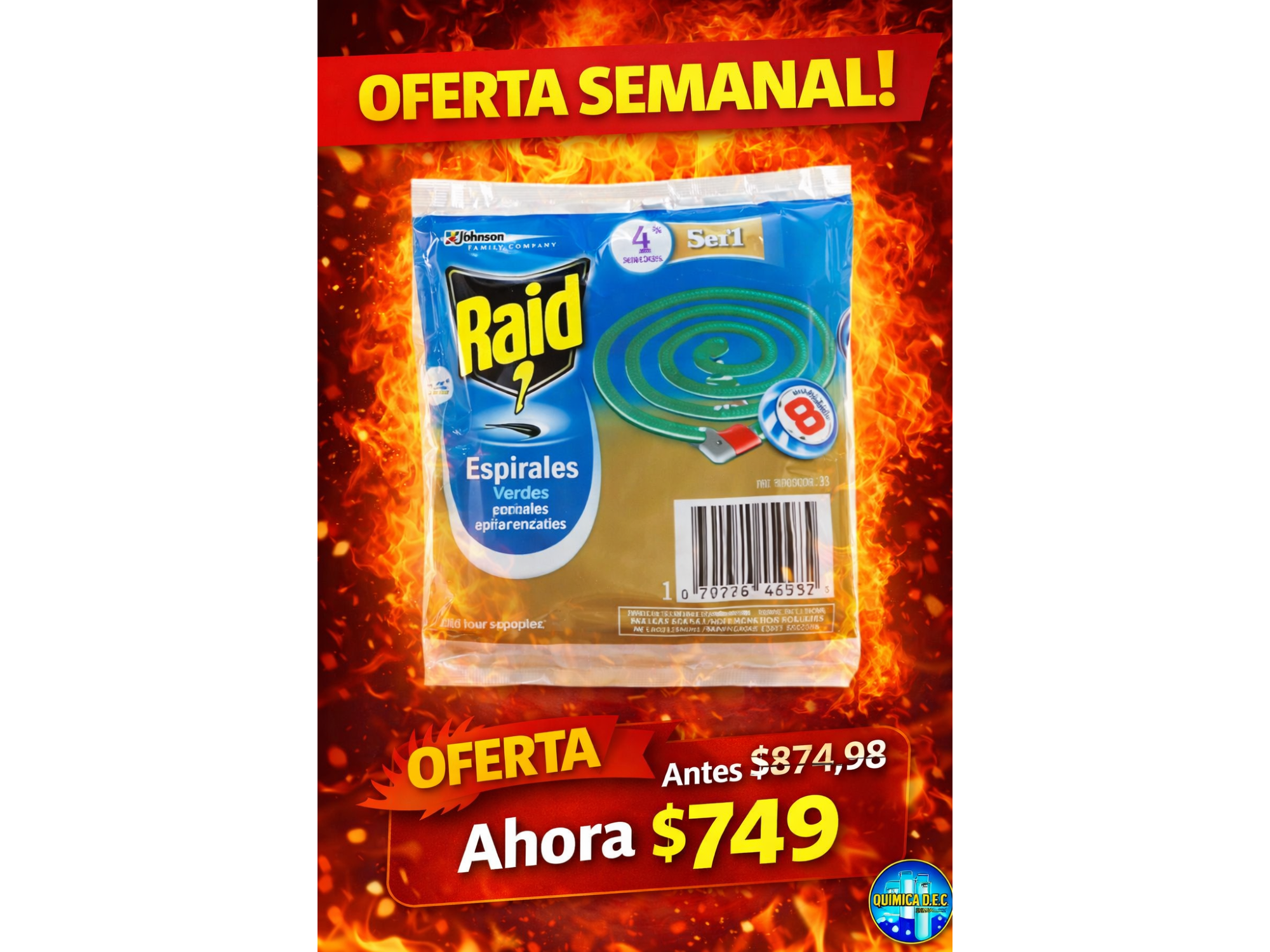 ESPIRAL VERDE RAID SOBRE X 4U