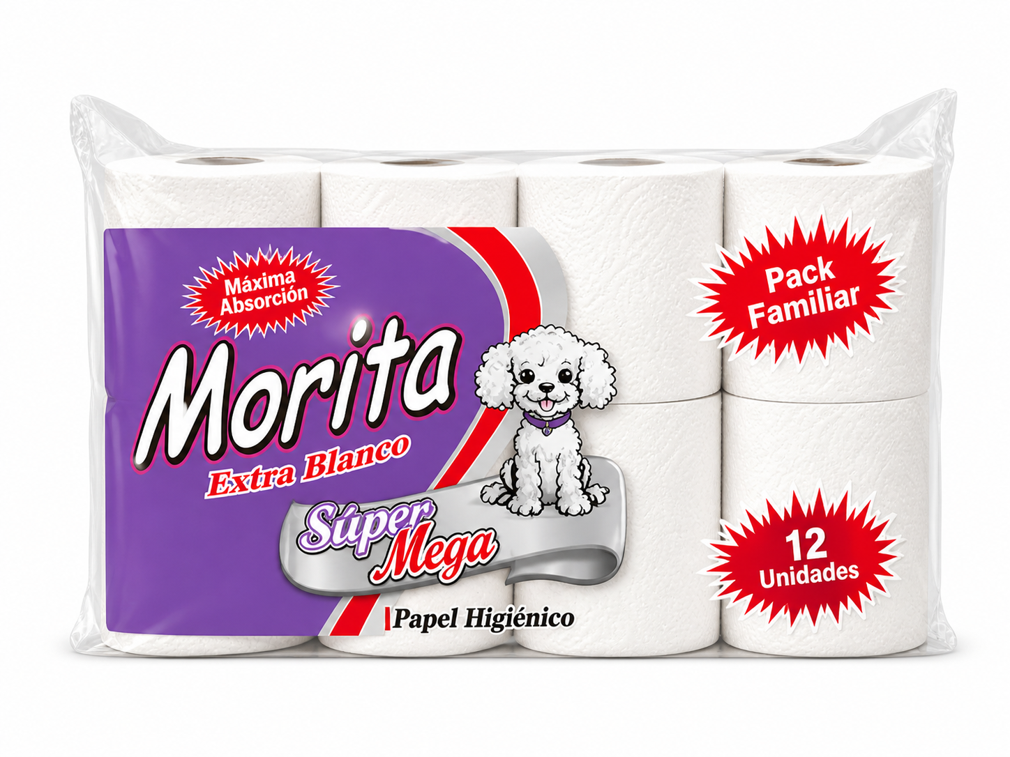 (DESDE 50 UNIDADES) PAPEL (MORITA) 12U X 80