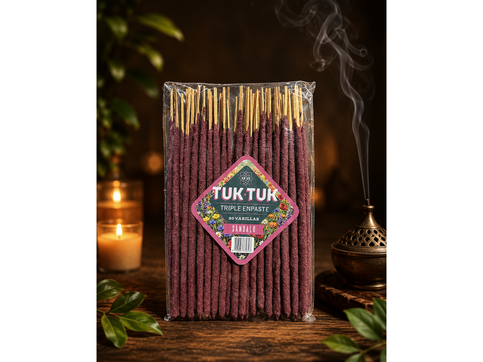 SAHUMERIOS TUK TUK TRIPLE EMPASTE SANDALO (X50U)