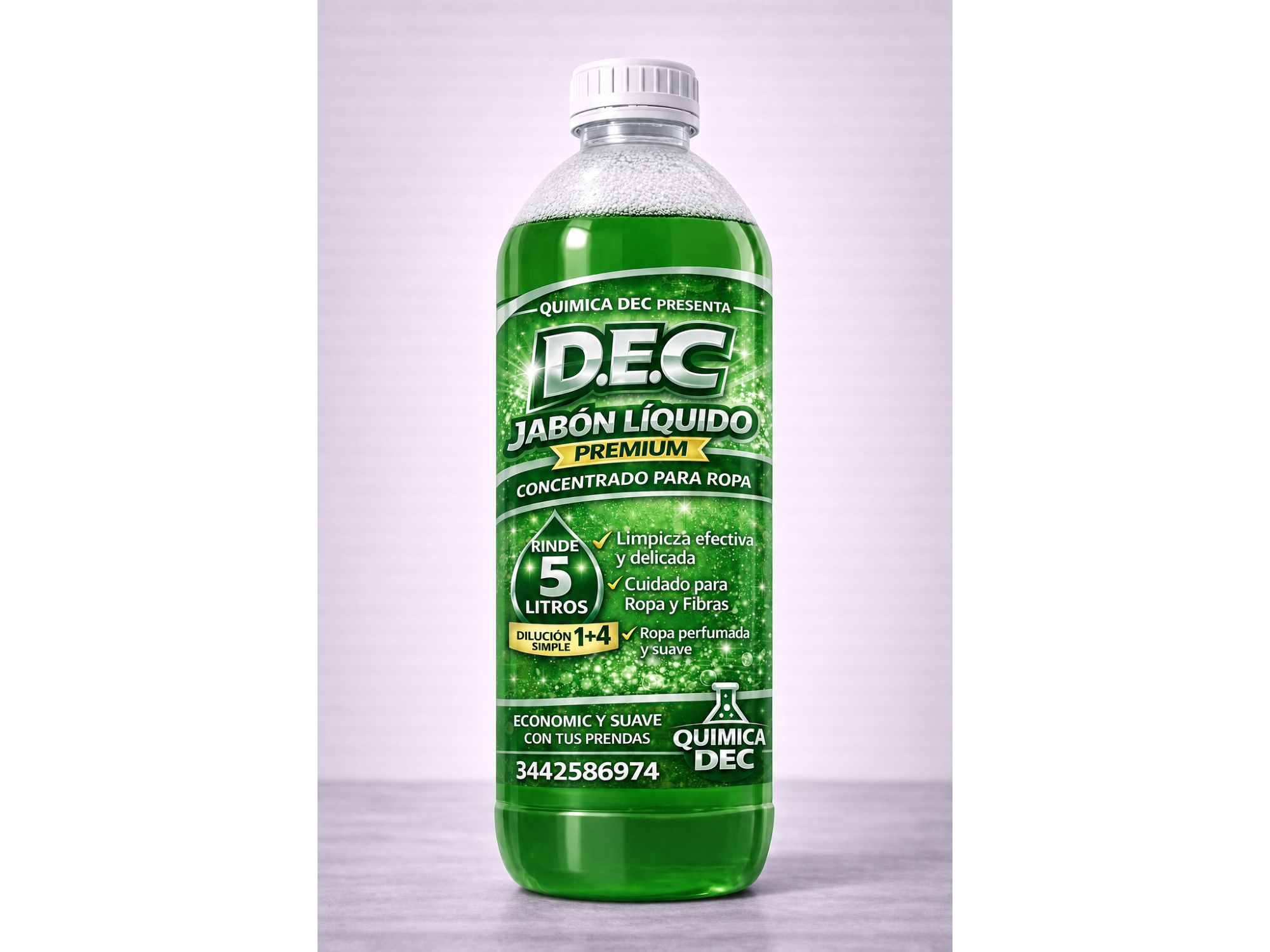 JABON VERDE PREMIUM CONCENTRADO 1+4