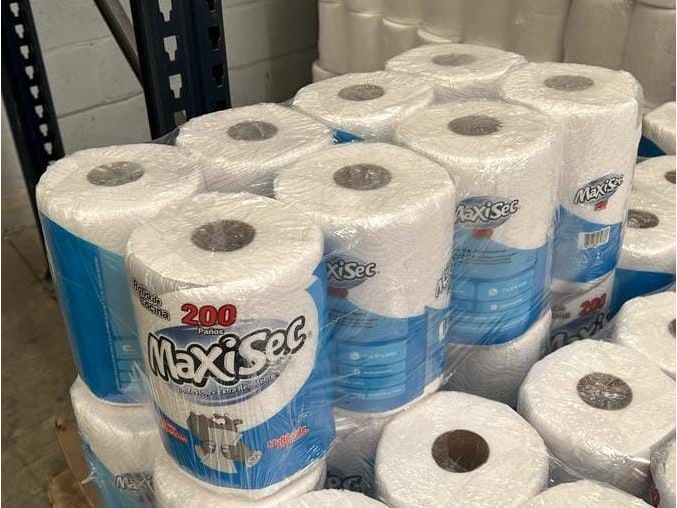 ROLLO DE  COCINA MAXISEC  8X200 PAÑOS