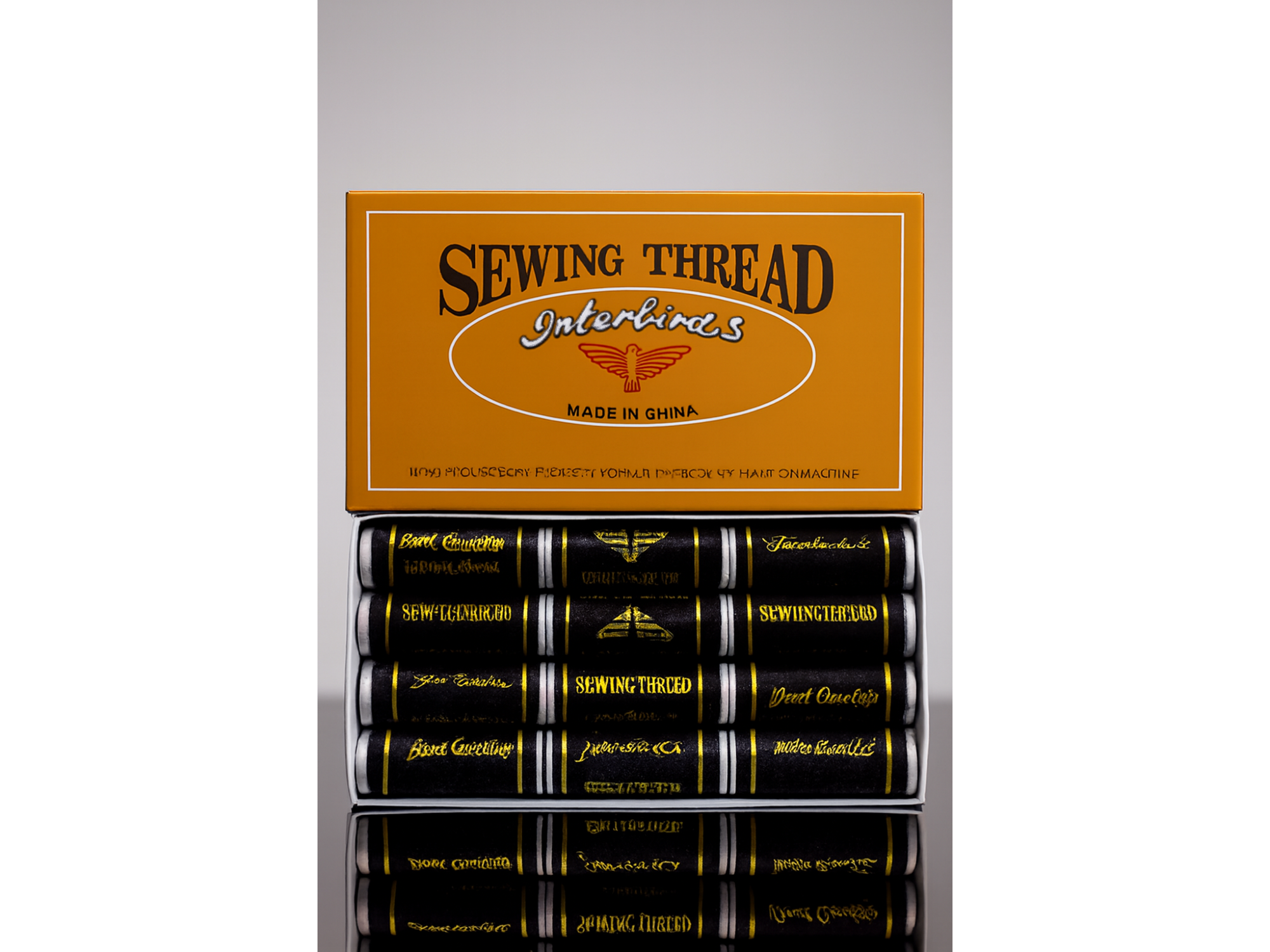 HILO DE COSER (NEGRO) 55M X12 UNIDADES