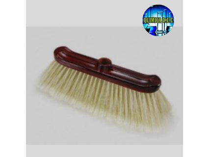 ESCOBILLON ALMENDRA (6H LAQUEADO) B/CURVA