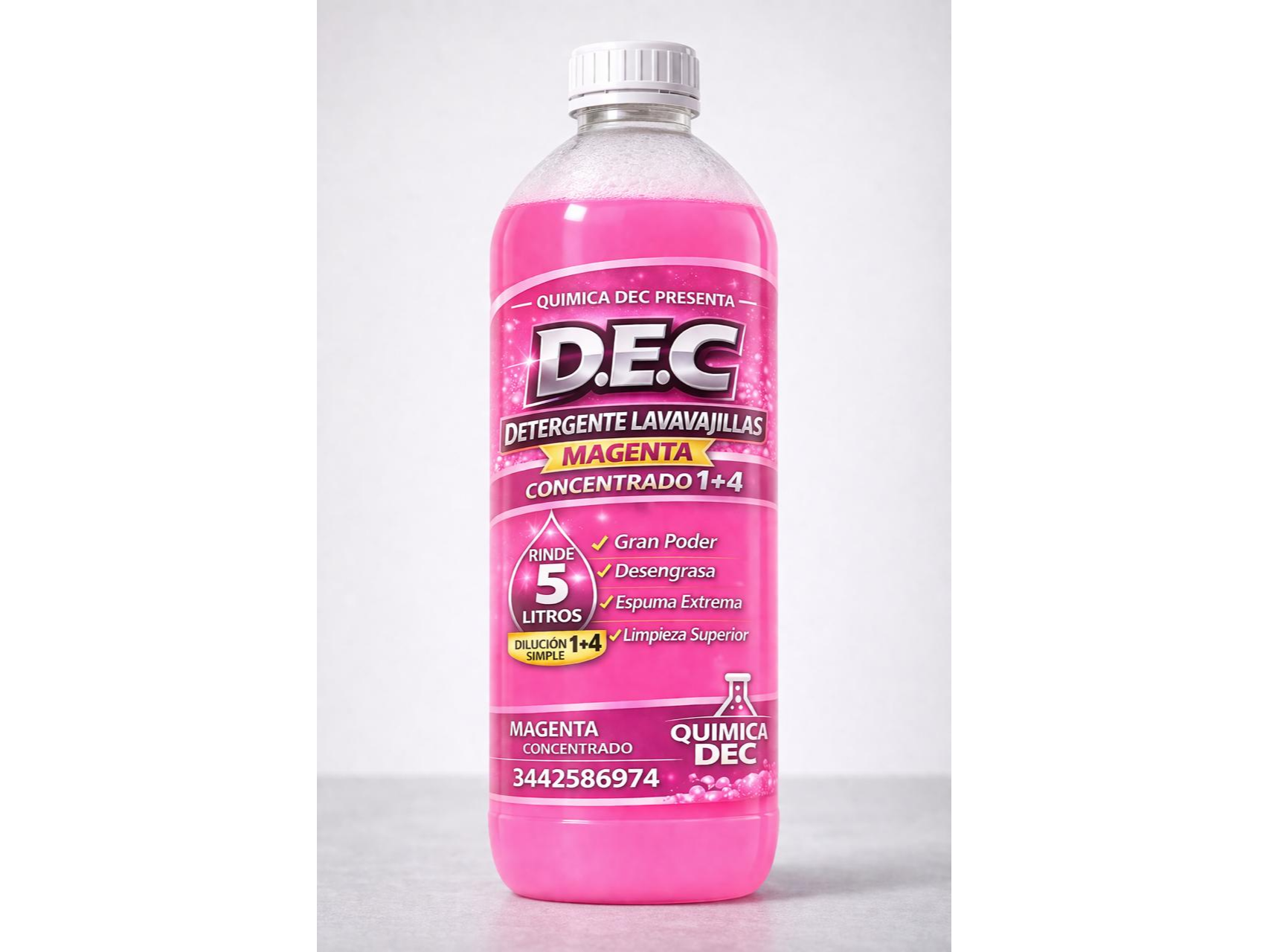 DETERGENTE MAGENTA CONCENTRADO 1+4