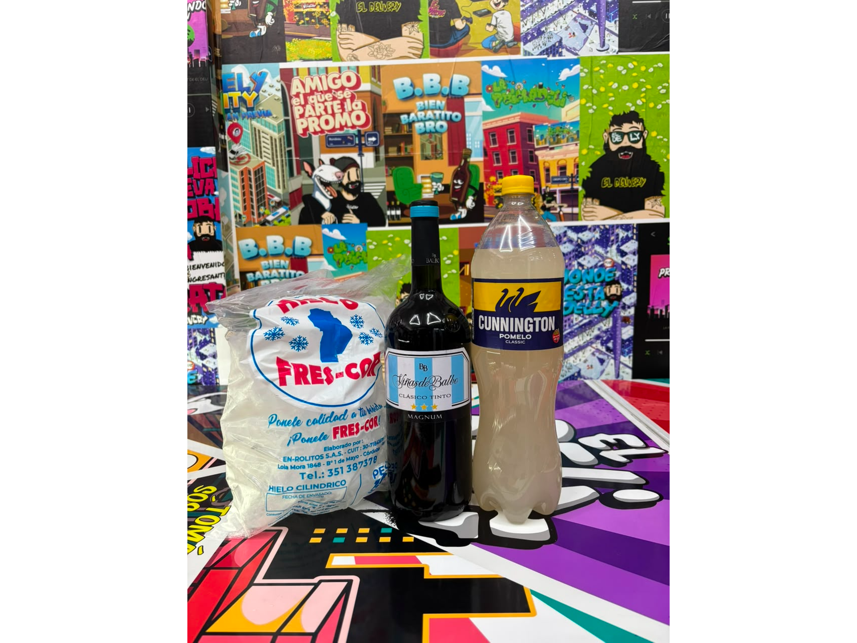 Balbo Tinto + Pomelo 1.5 + Hielo 1.5kg