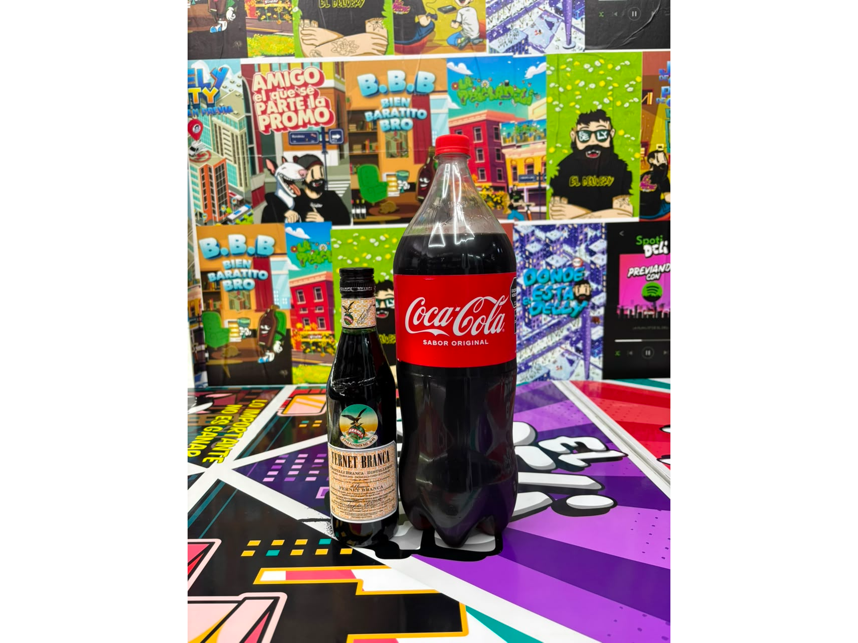 Fernet Branca 450 + Coca Cola 2.5