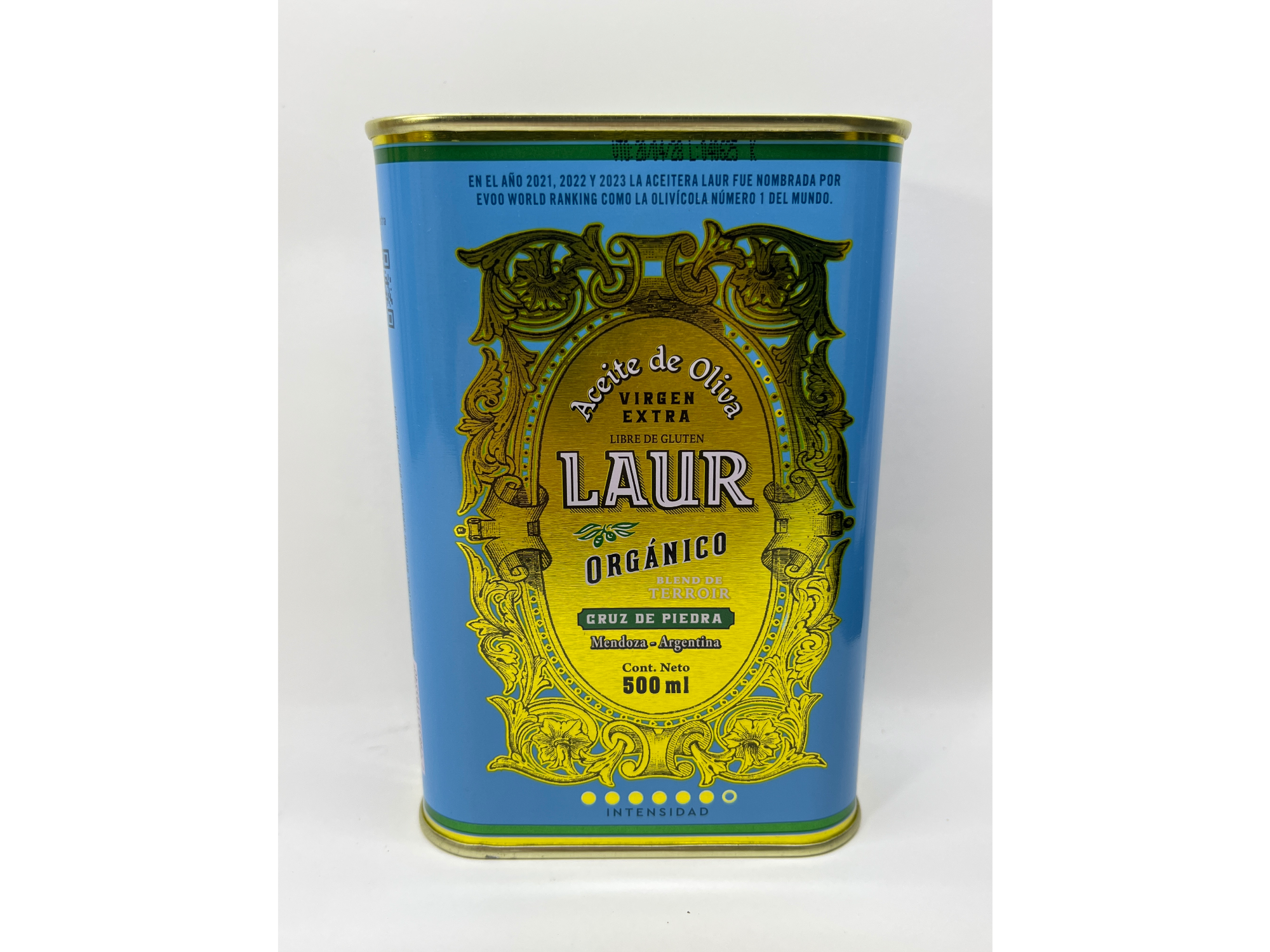 Laur Aceite de Oliva Orgánico en Lata 1/2 L