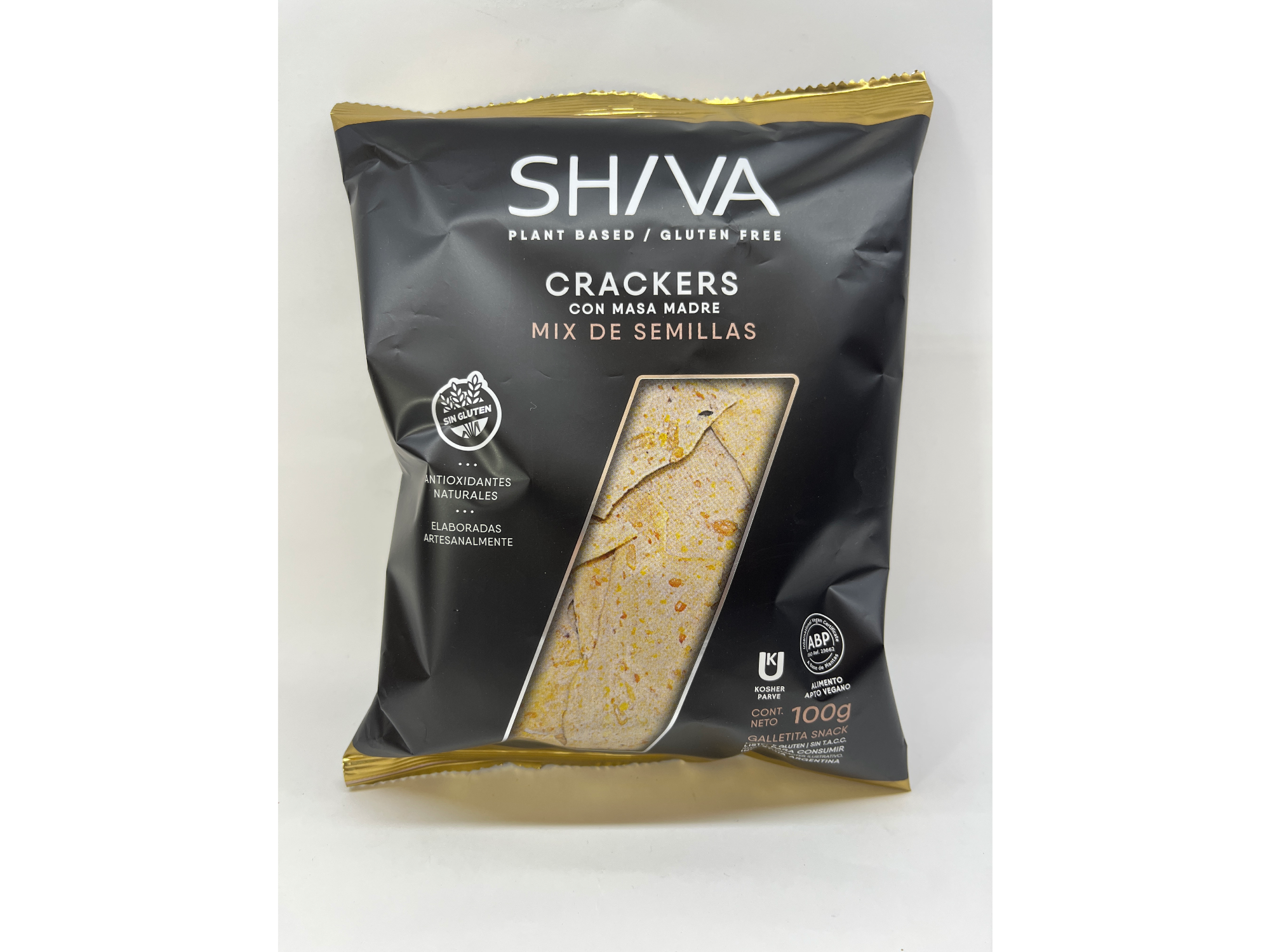 Shiva Crackers Vegano con Masa Madre Mix de Semillas