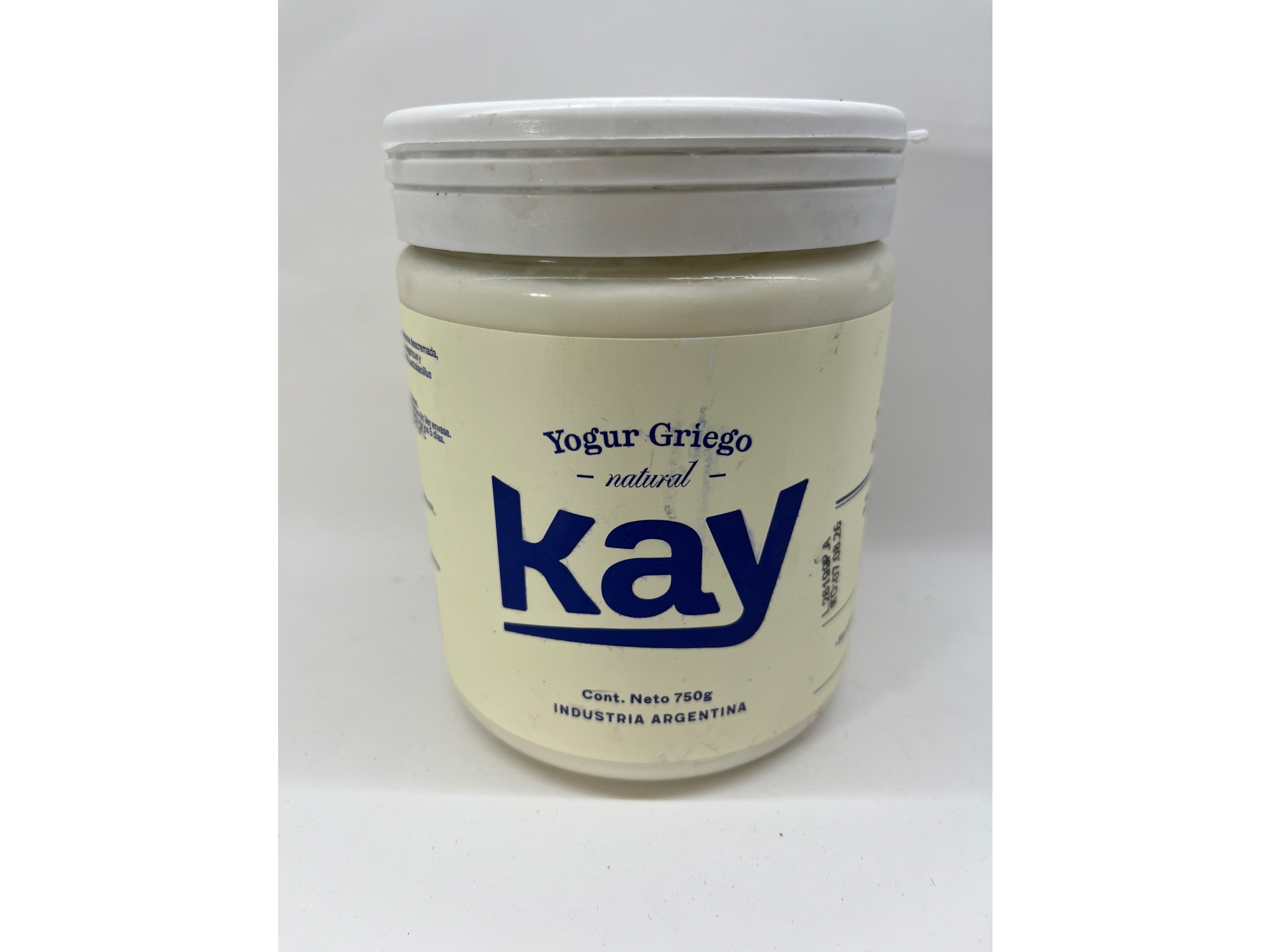 Yogur Griego Kay Natural 750 gr
