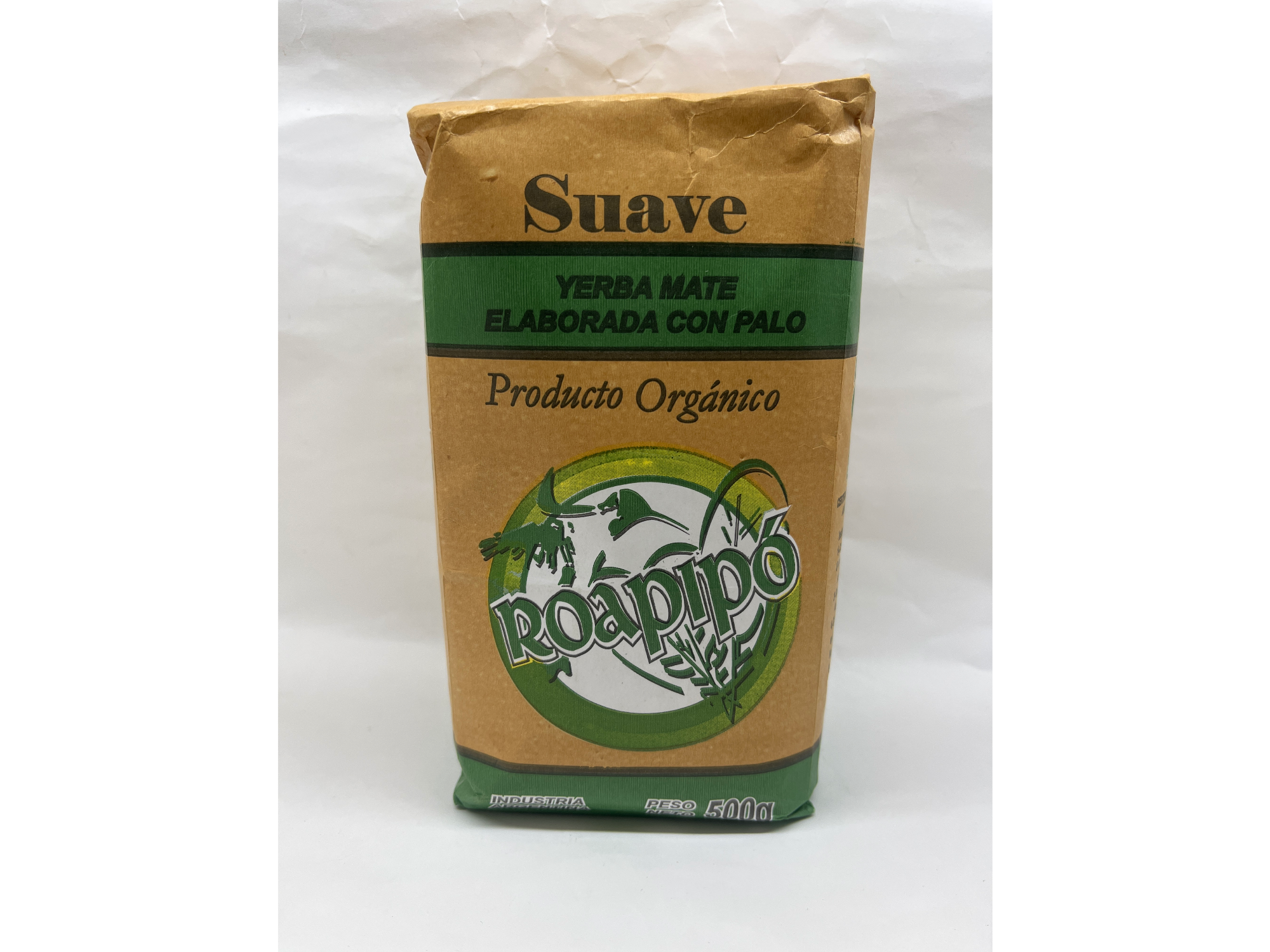 Roapipó Yerba Mate Orgánica Suave 1/2 Kg
