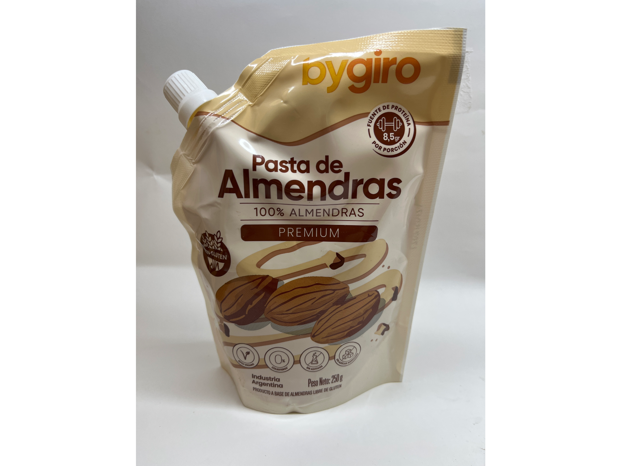 Pasta de Almendras Premium ByGiro Vegan 250 gr