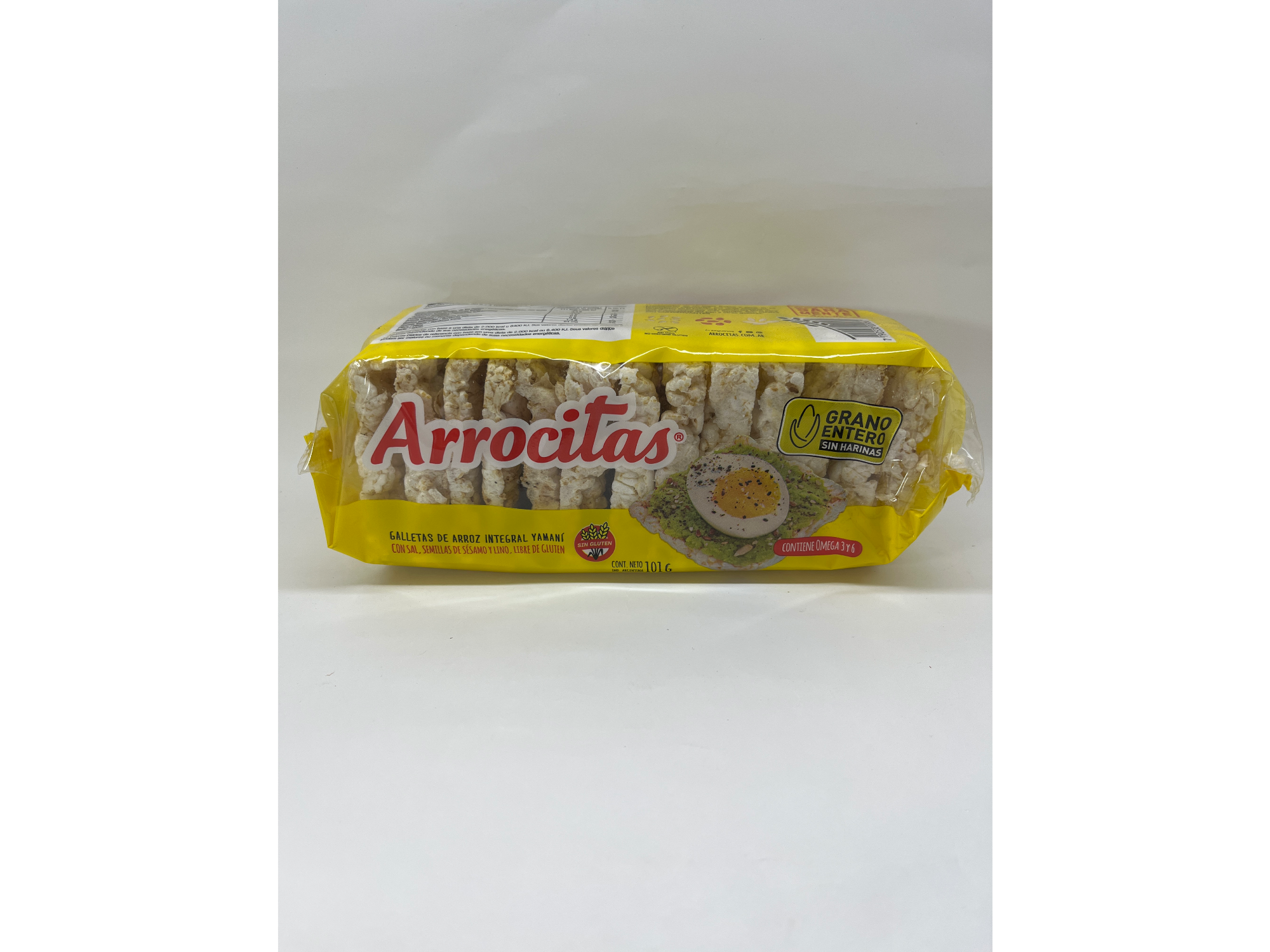 Arrocitas Galletas de Arroz Integral Yamaní Con Sal