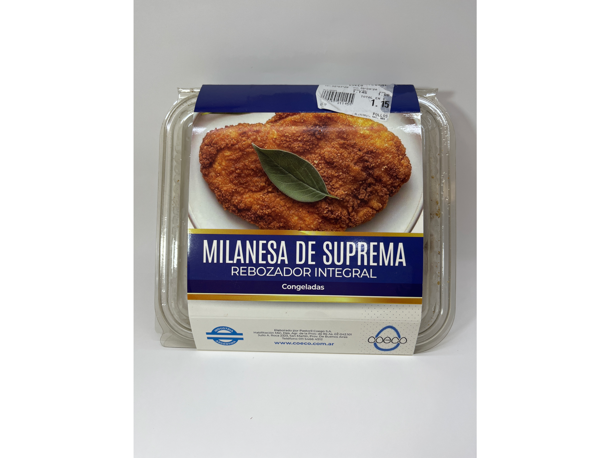 Milanesa Suprema Coeco 1000 gr aprox