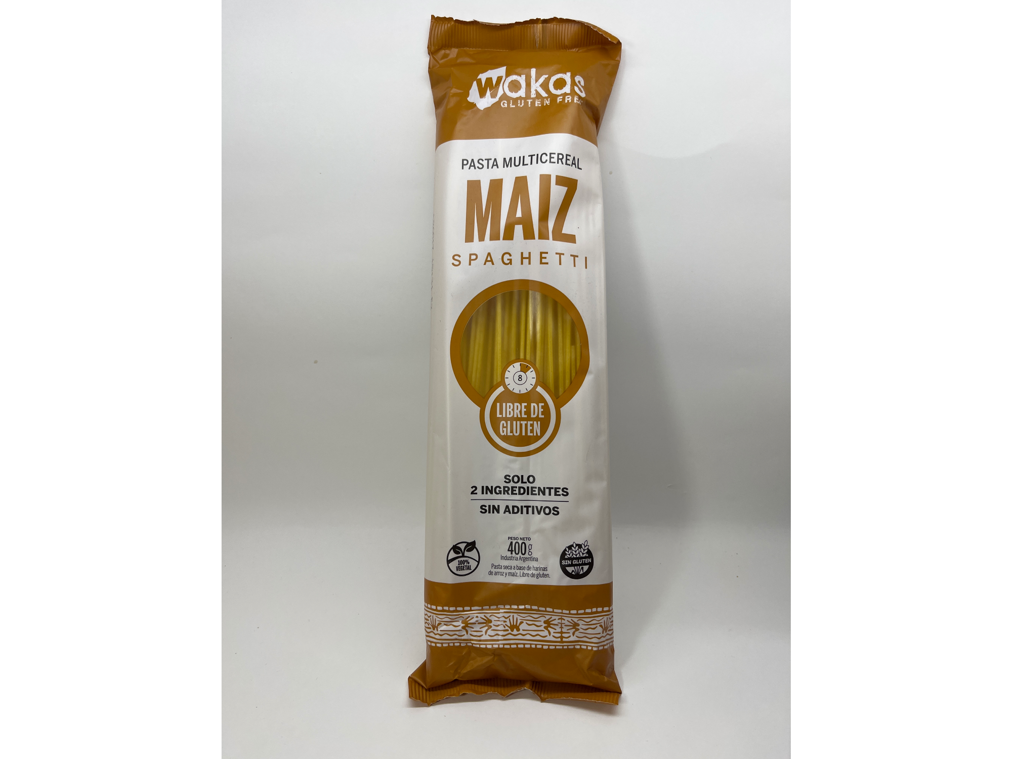 Wakas Spaguetti Pasta Multicereal de Maiz