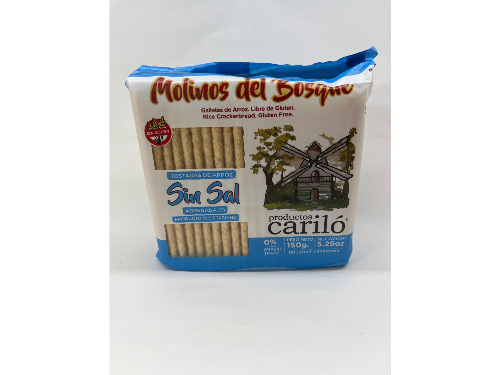 Cariló Tostadas de Arroz Sin Sal