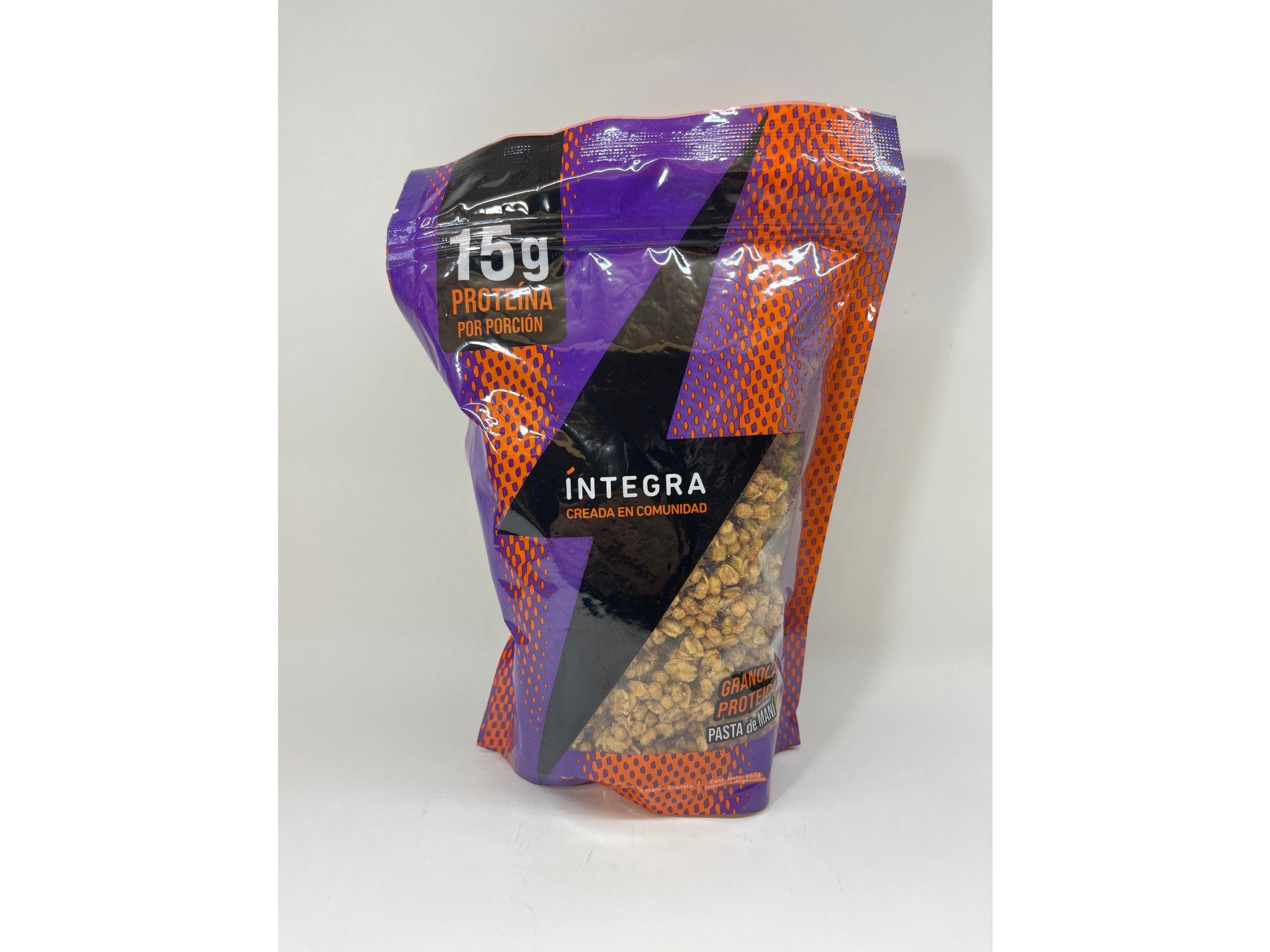 Íntegra Granola Proteica 15 g con Pasta de Maní
