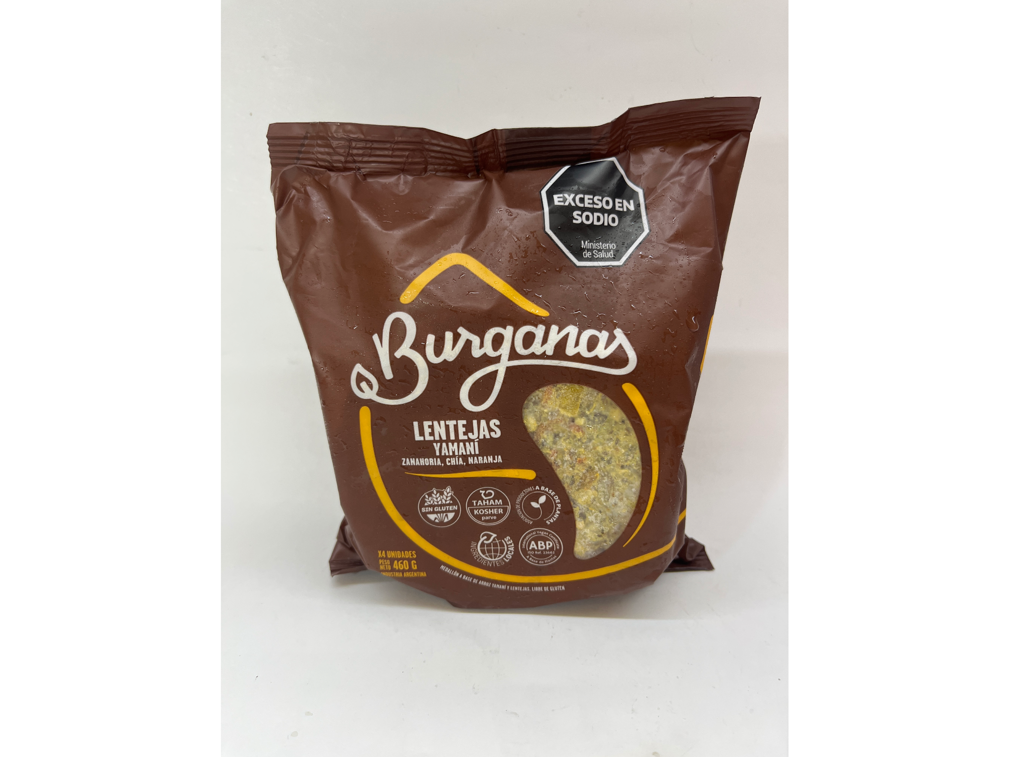 Hamburguesas Burganas Lentejas Veganas x 4