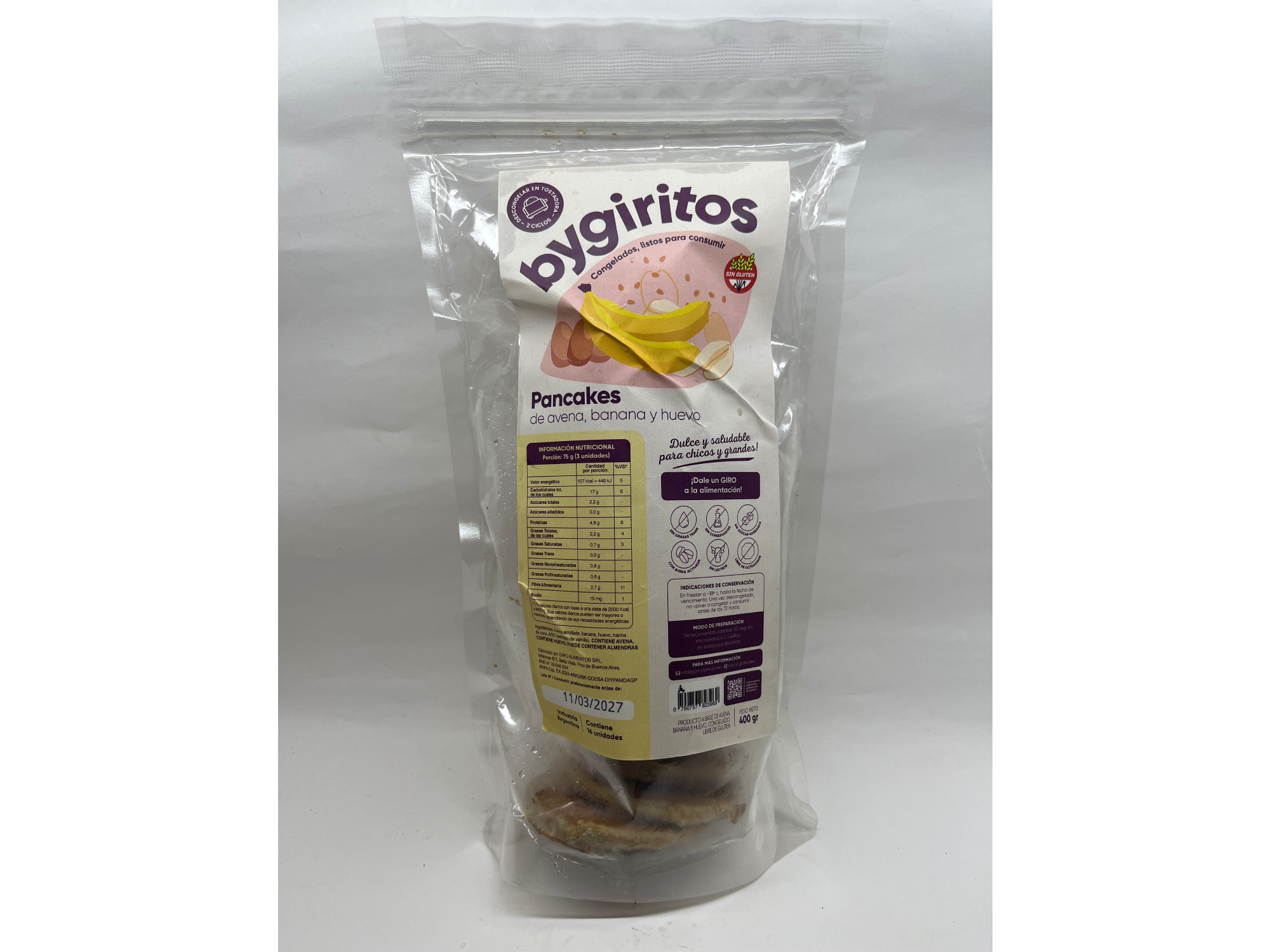 Bygiritos Pancakes de Avena