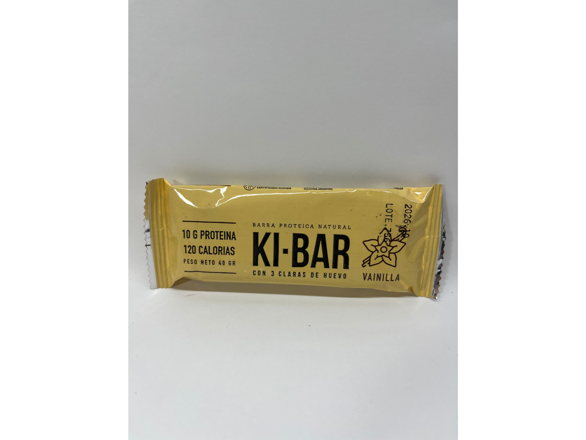 Ki-Bar Sabor Vainilla con 3 Claras de Huevo