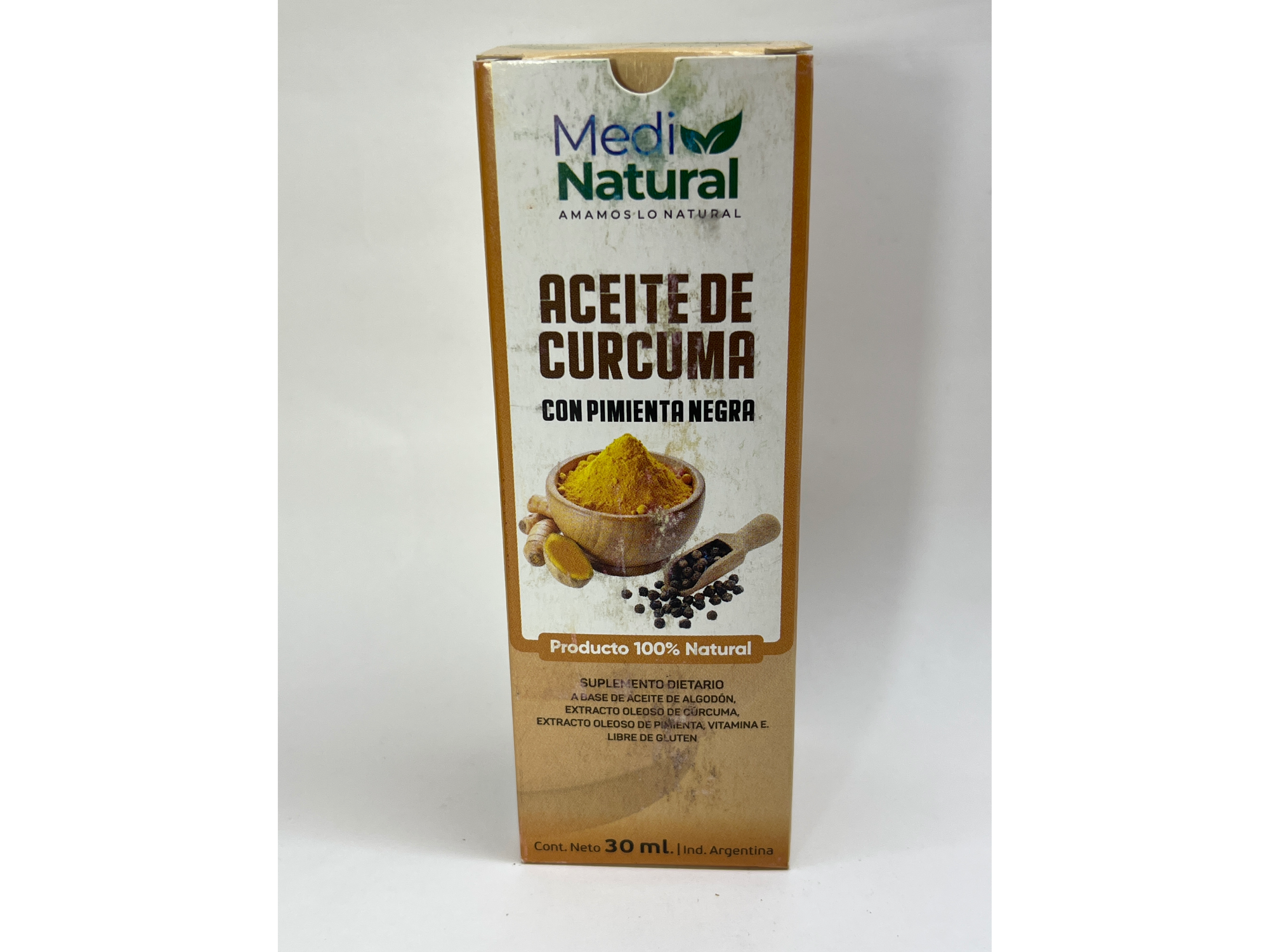 Aceite de Cúrcuma Medi Natural 30 ml