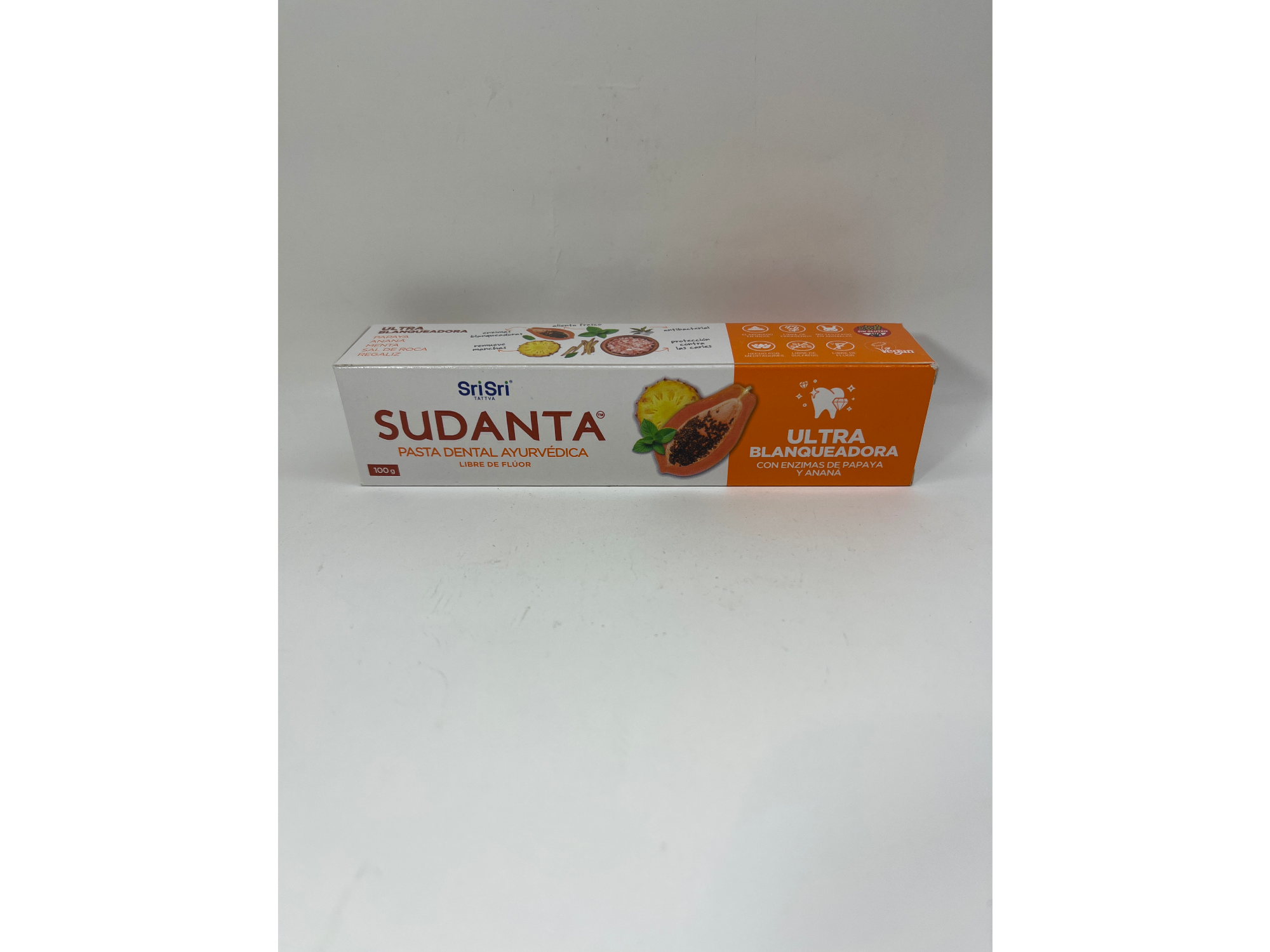 Sudanta Pasta Ayurvédica Ultra Blanqueadora 100 g