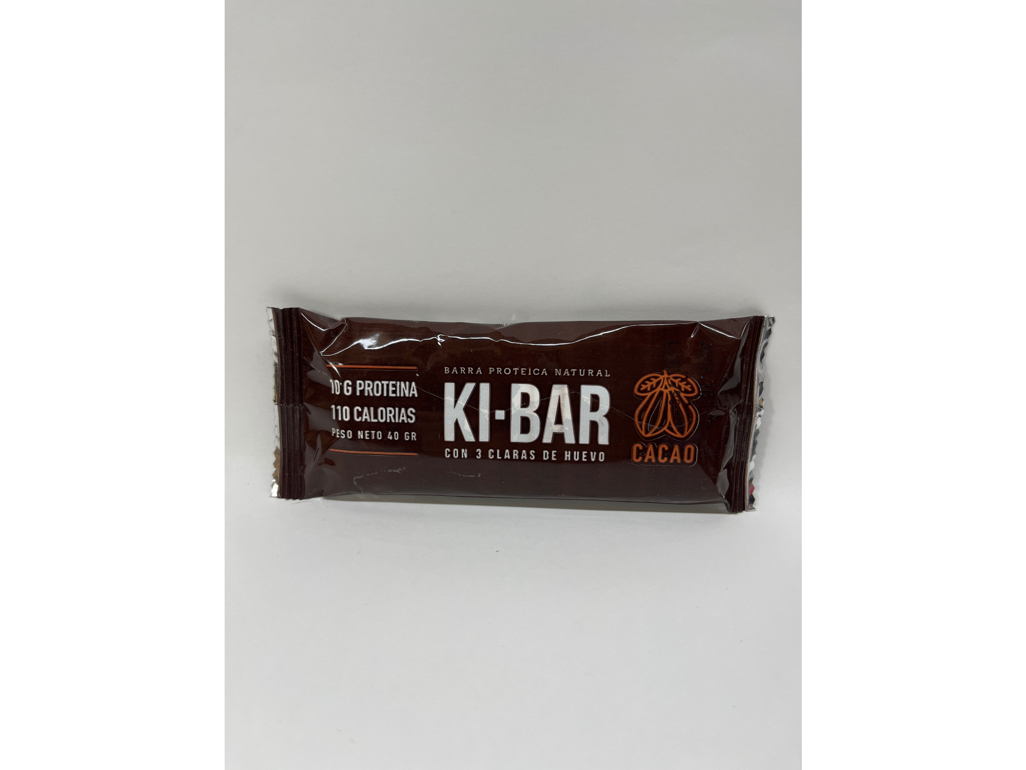 Ki-Bar Sabor Cacao con 3 Claras de Huevo