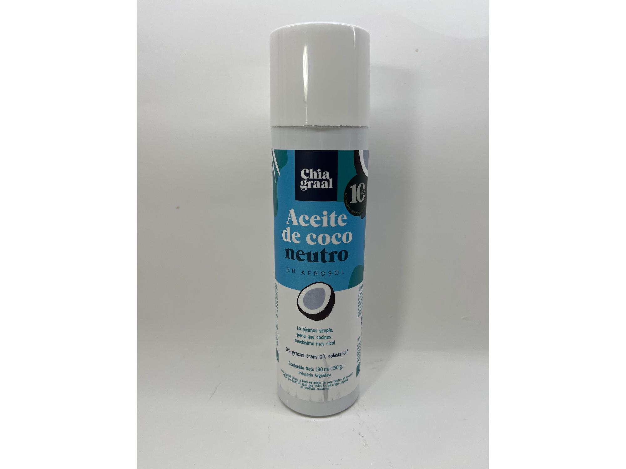 Chia Graal Aceite de Coco Neutro Aerosol 190 ml
