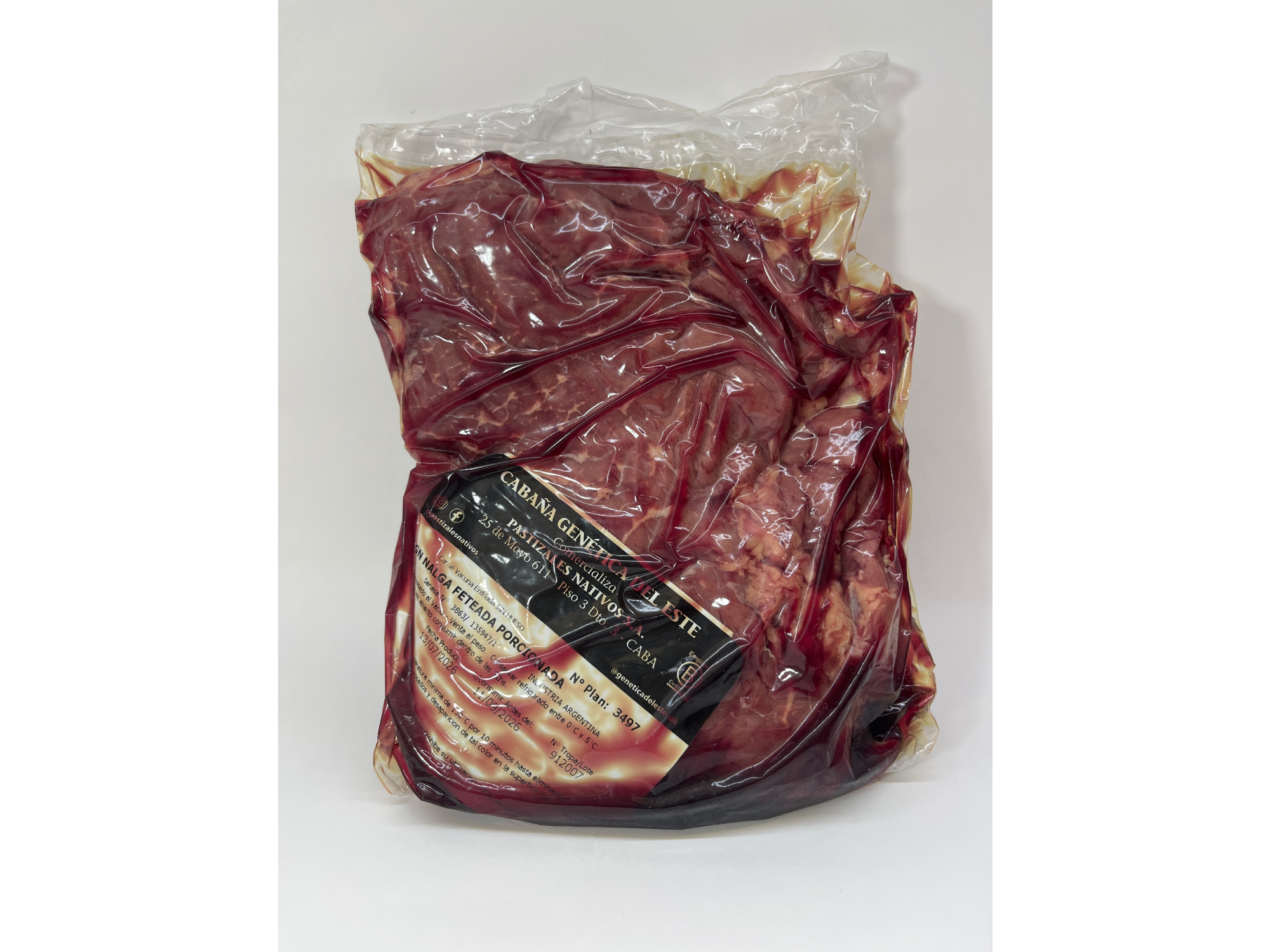 Nalga Orgánica Feteada de Pastizales Nativos 1 Kg