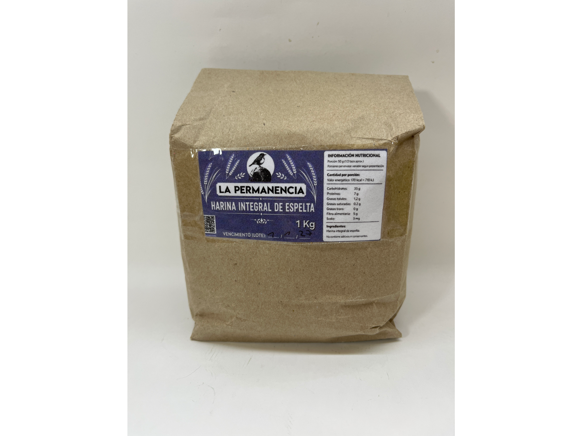 La Permanencia Harina Integral de Espelta Agroecológica 1 Kg