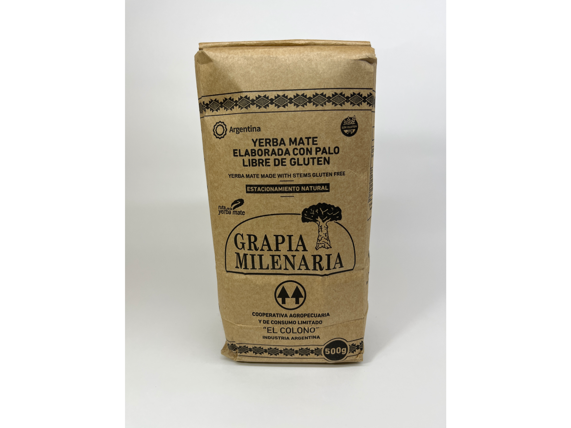 Grapia Milenaria Yerba Mate Agroecológica 1/2 Kg