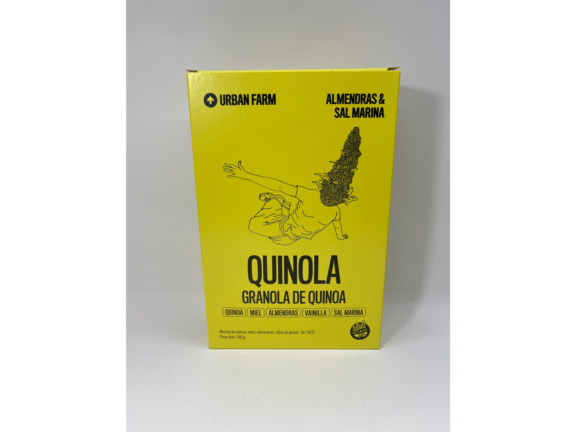 Quinola Granola de Quinoa con Almendras y Sal Marina