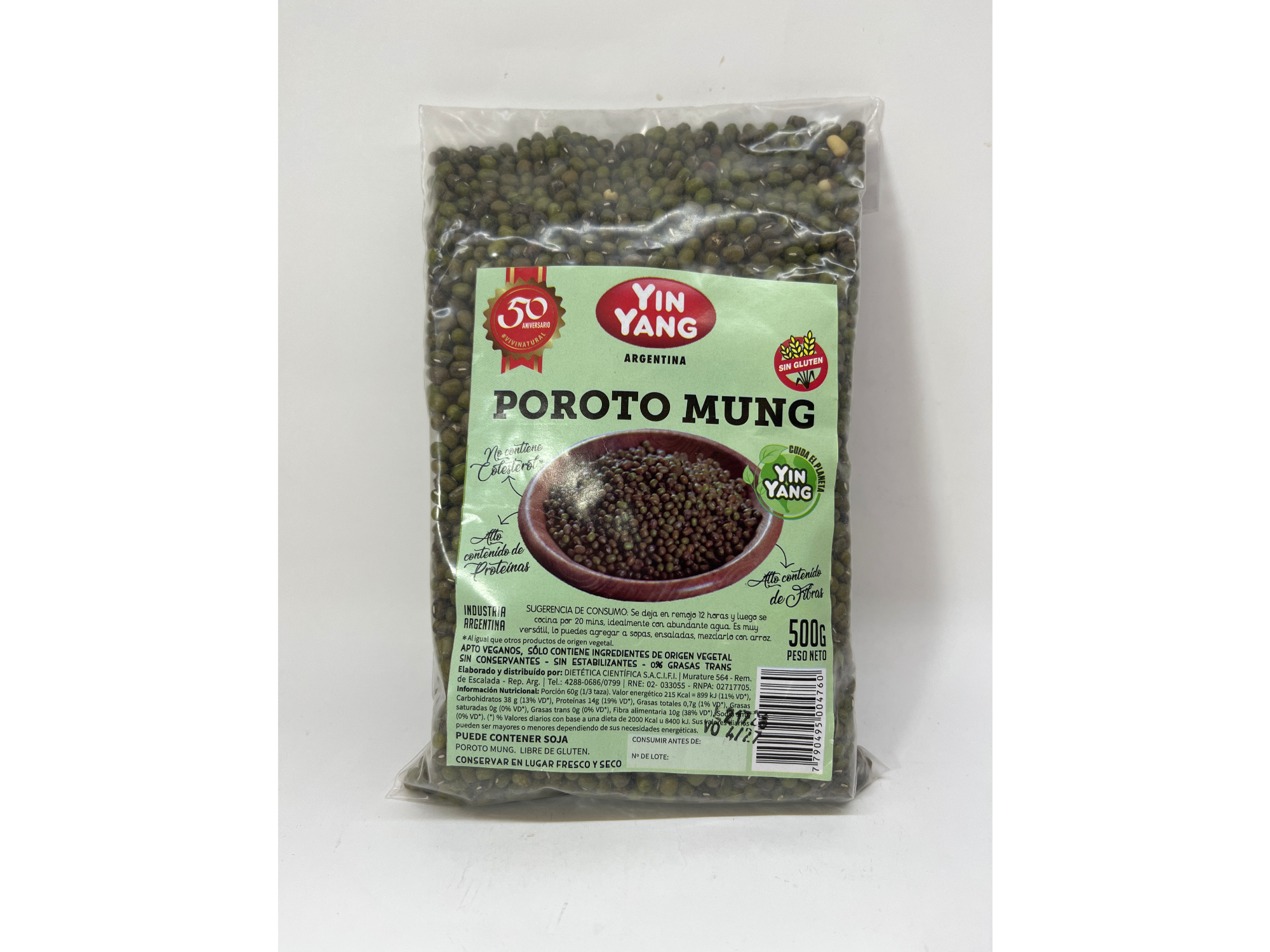 Poroto Mung Vegan Yin Yang 500 g