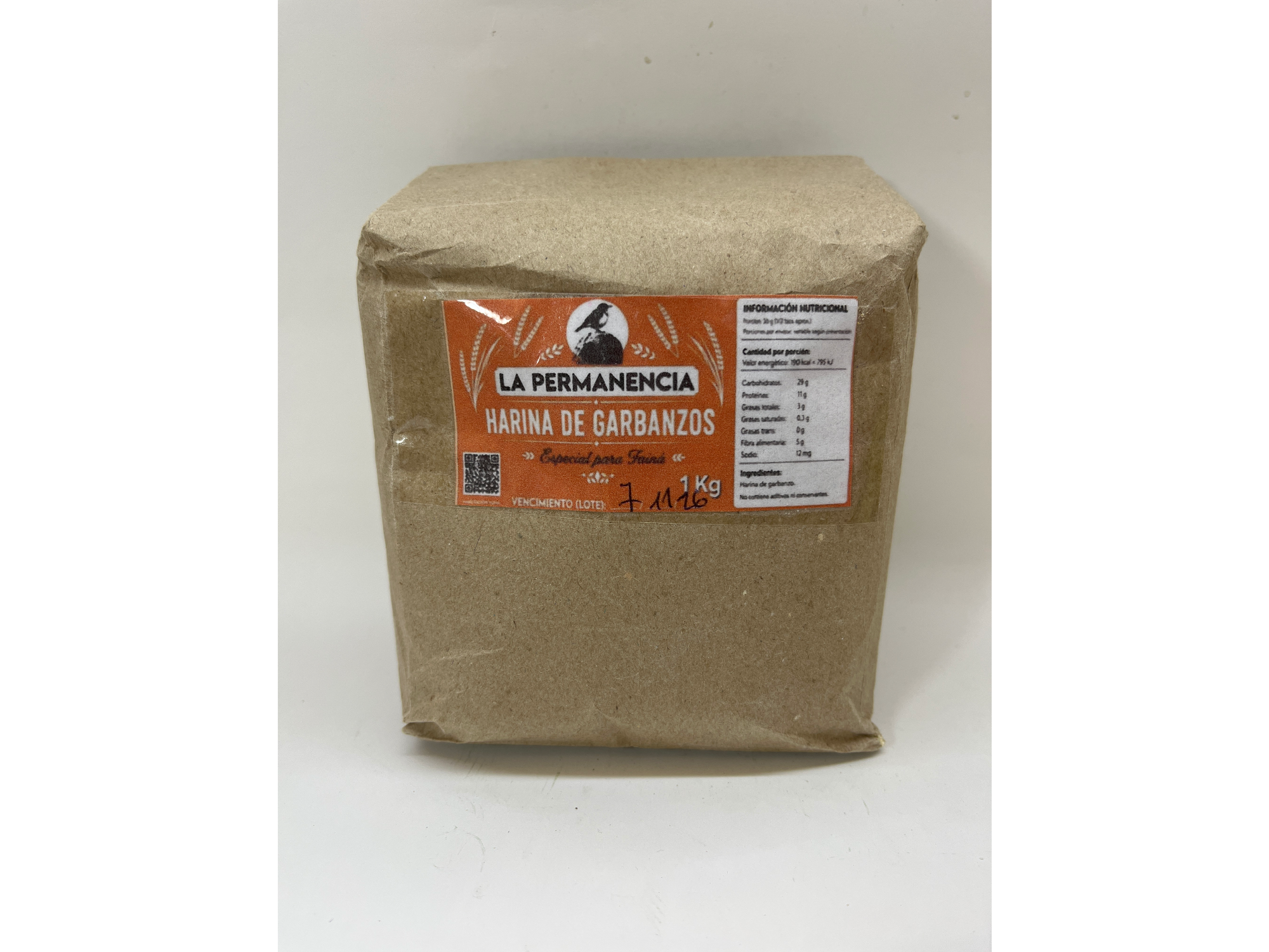 La Permanencia Harina de Garbanzos Agroecológica 1 Kg