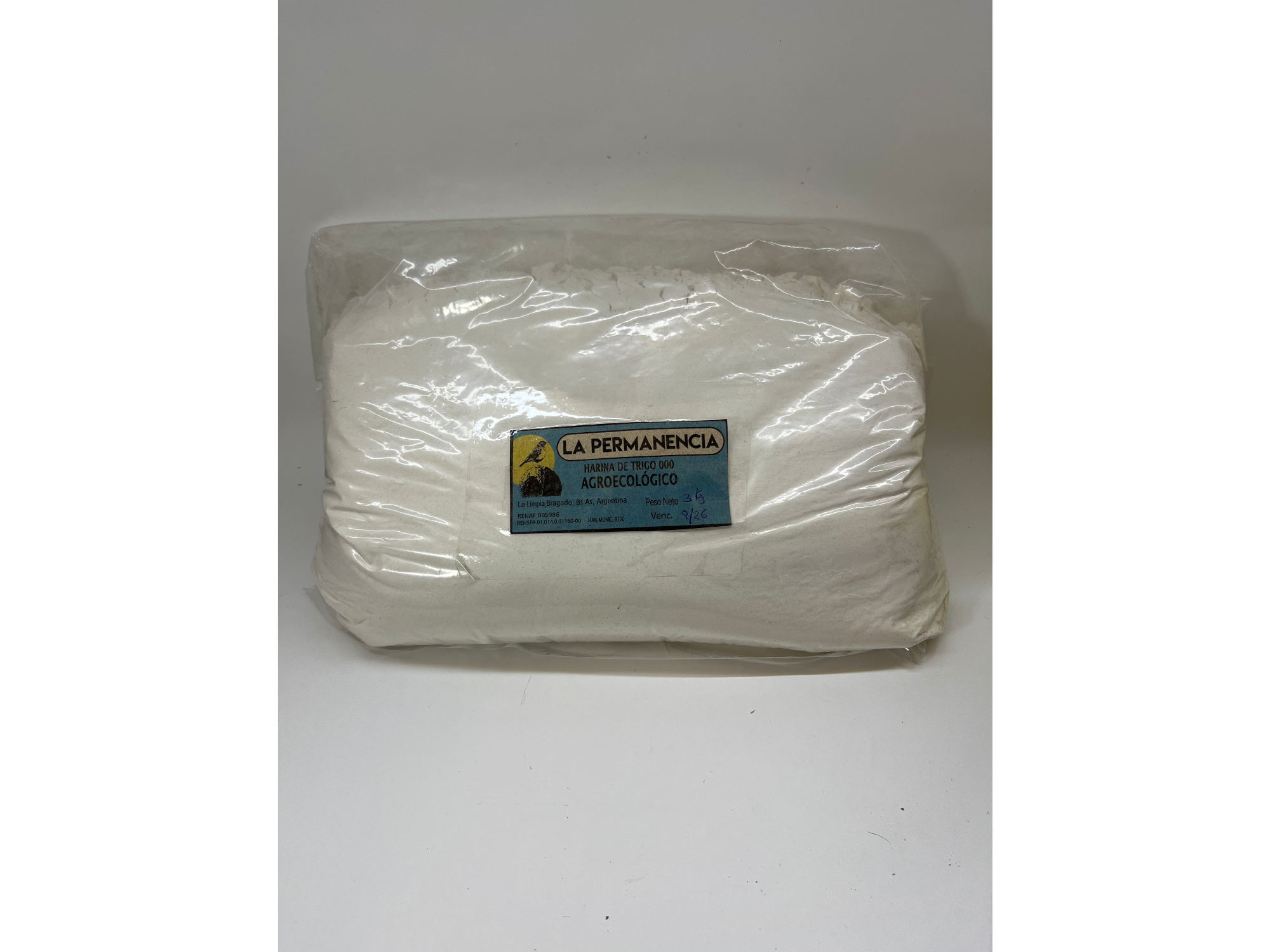 La Permanencia Harina de Trigo 000 Agroecológica 3 Kg