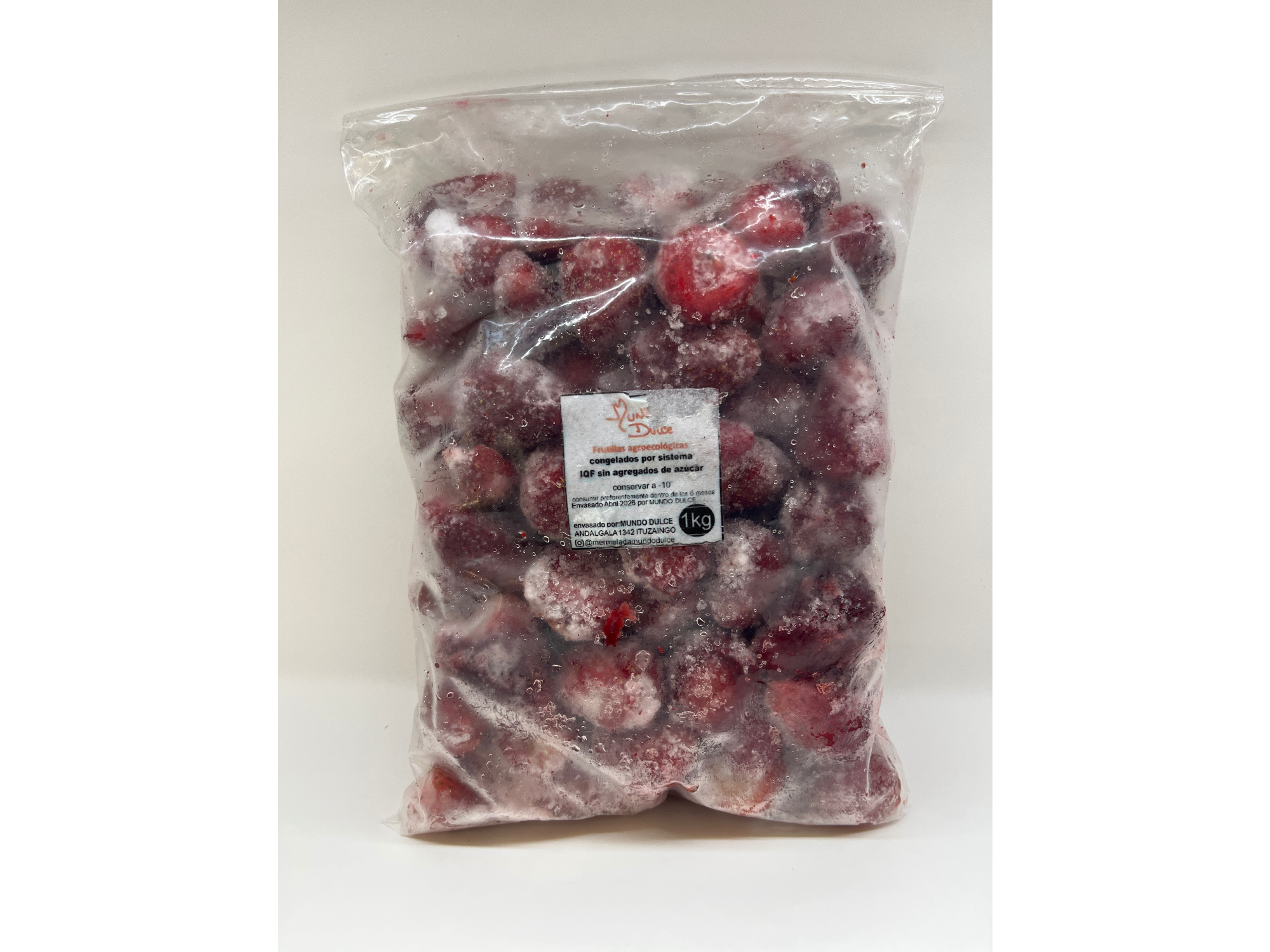Frutillas Agroecológicas Mundo Dulce 1 Kg
