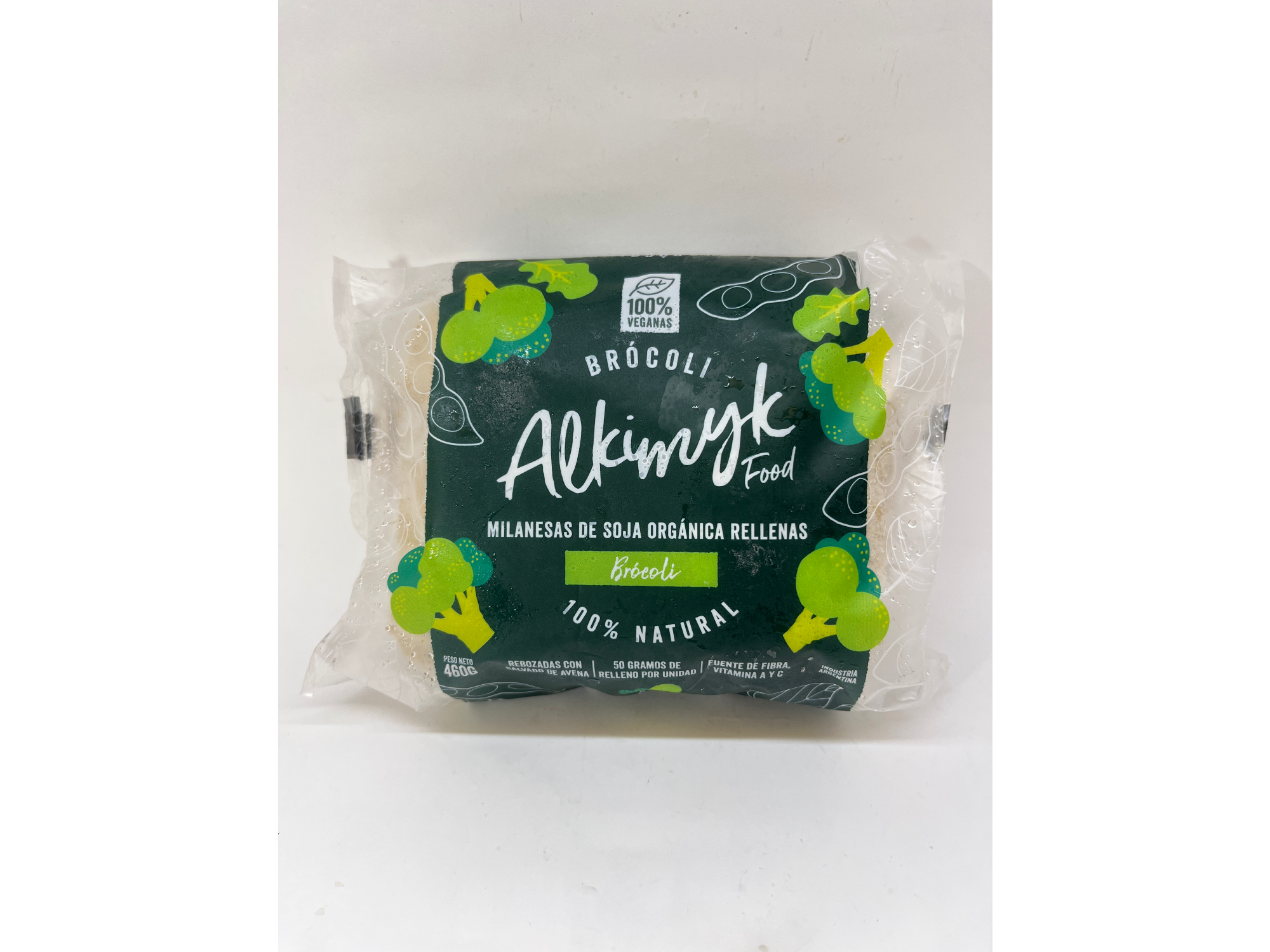 Milanesas de Soja Veganas de Brócoli Alkimyk Food x  4
