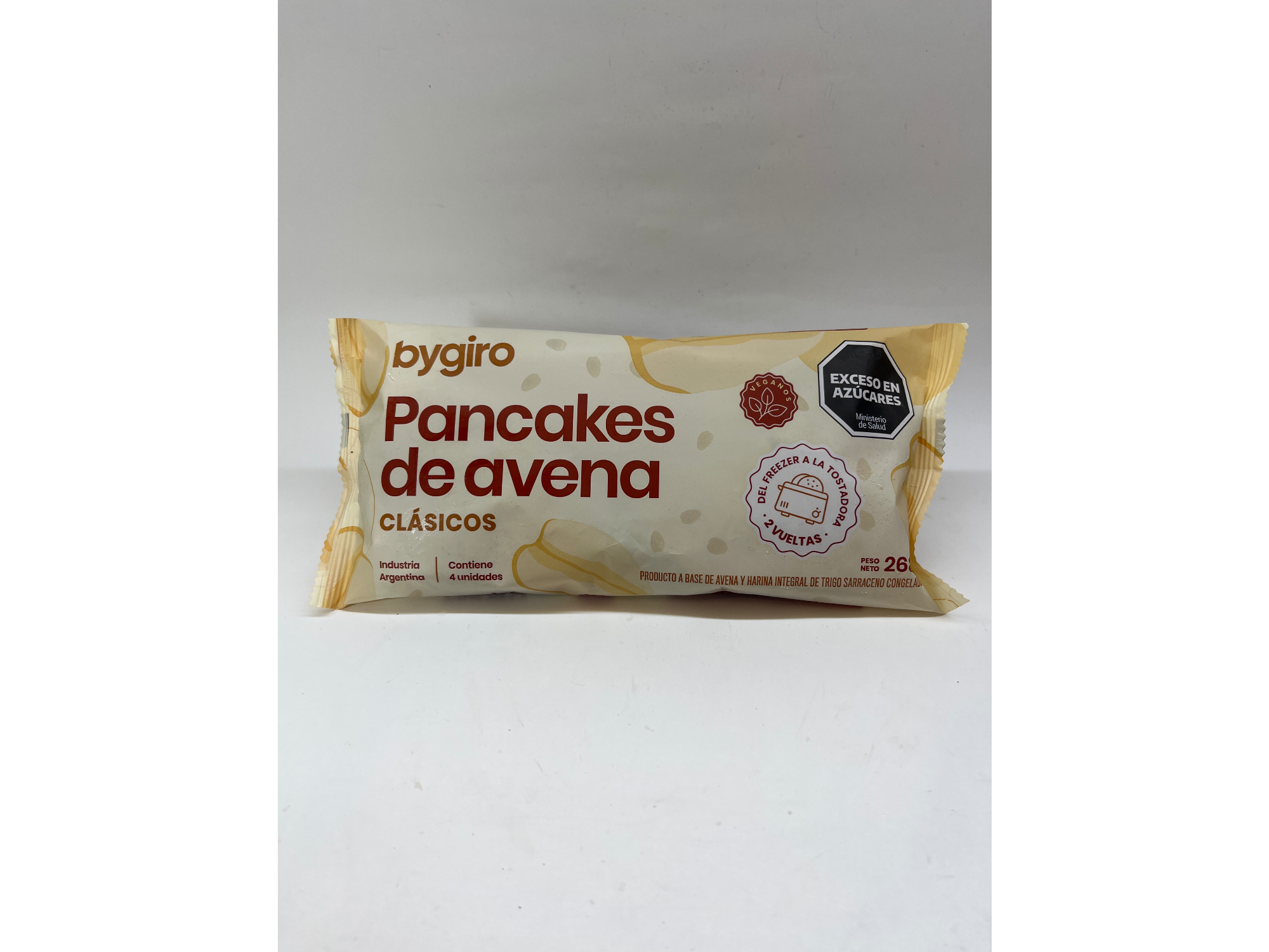 Pancakes de Avena Veganos Clásicos Bygiro x 4