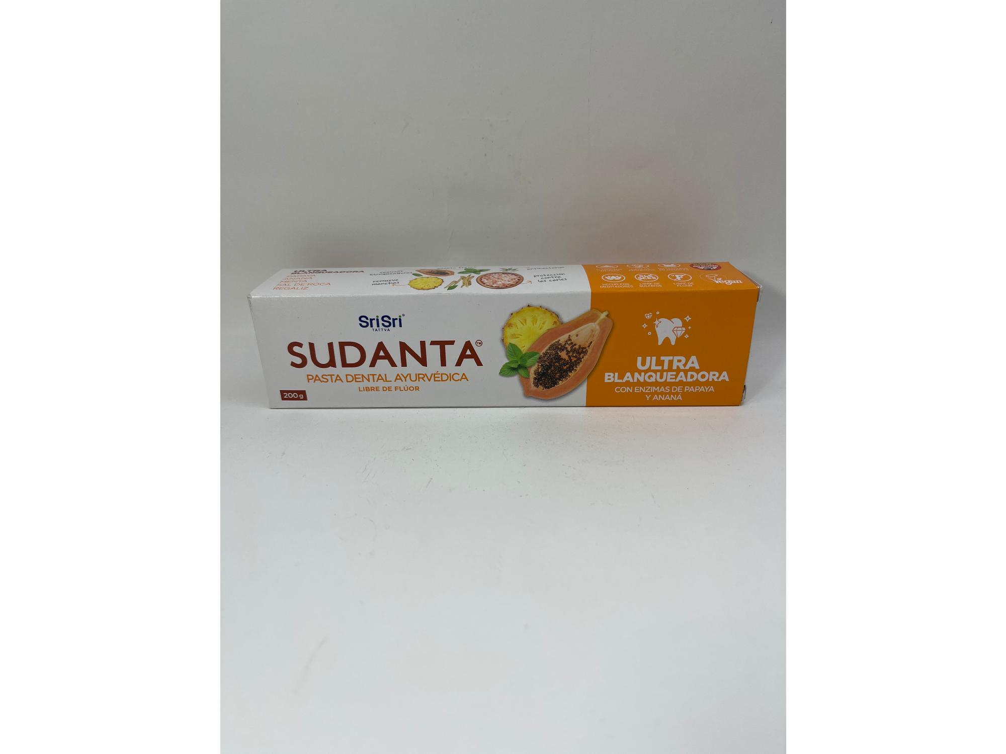 Sudanta Pasta Ayurvédica Ultra Blanqueadora 200 g