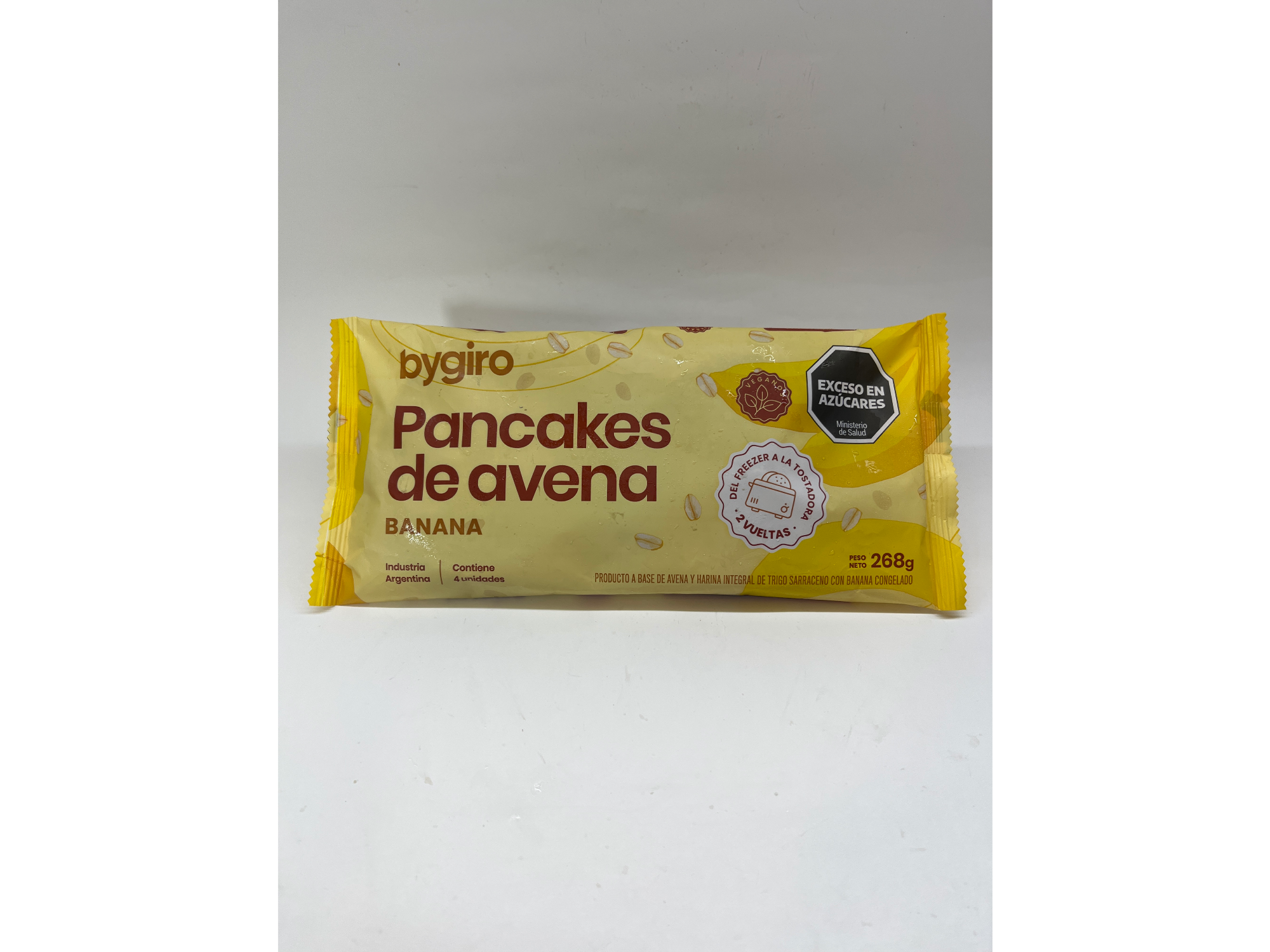 Pancakes de Avena Veganos Banana Bygiro x 4