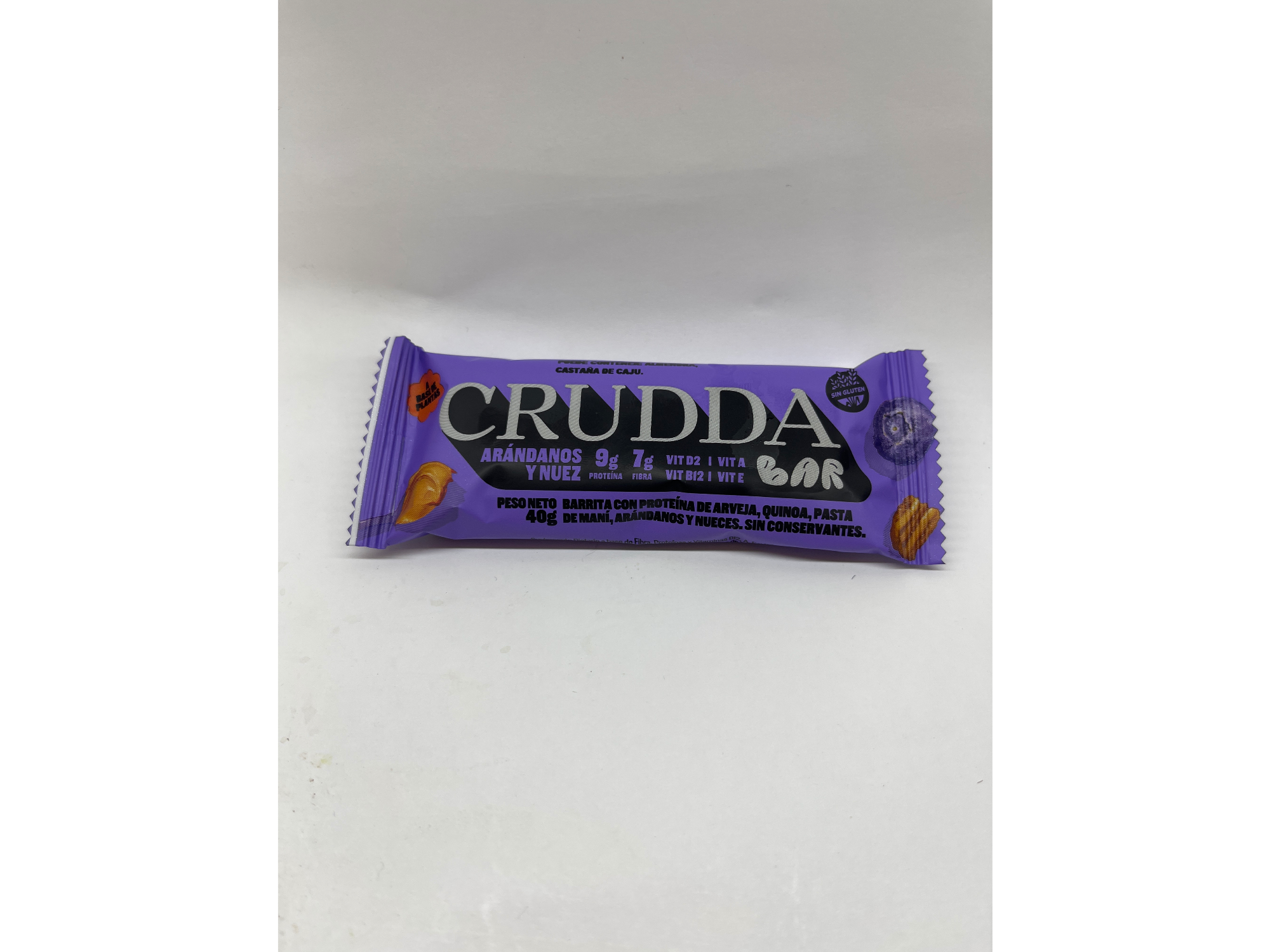 Crudda Sabor Arándanos y Nuez