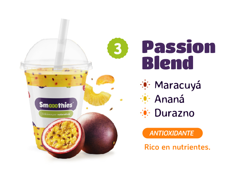 SMOOOTHIES #3 PASSION BLEND