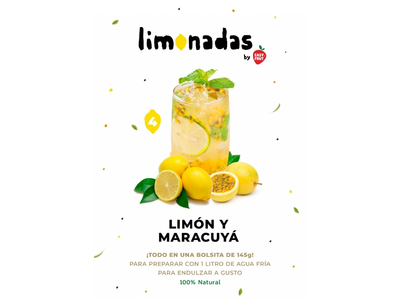 LIMONADA 4-LIMON Y MARACUYA